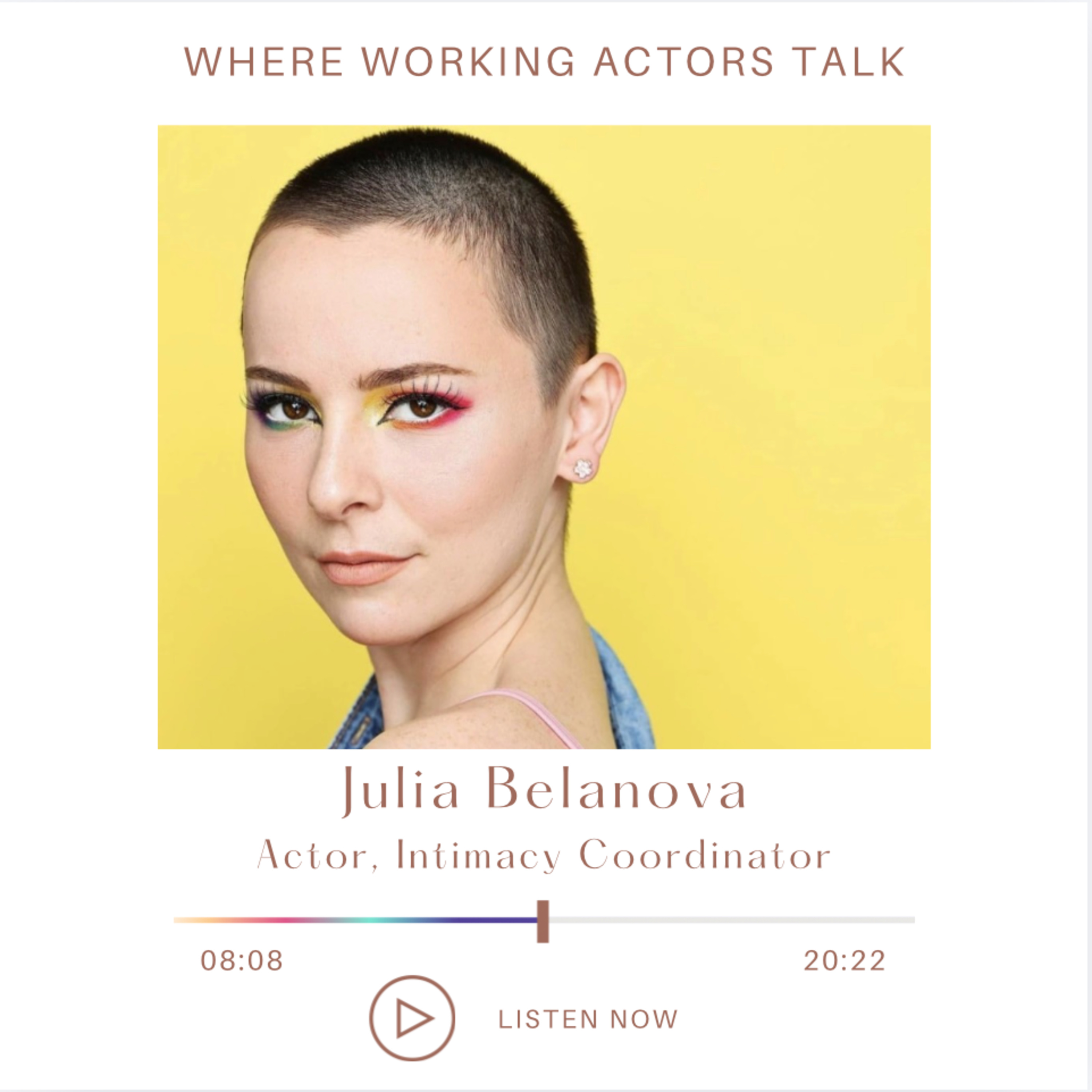 Actor & Intimacy Coordinator Julia Belanova on Taking Risks, Auditions & Creating Safer Sets episode artwork