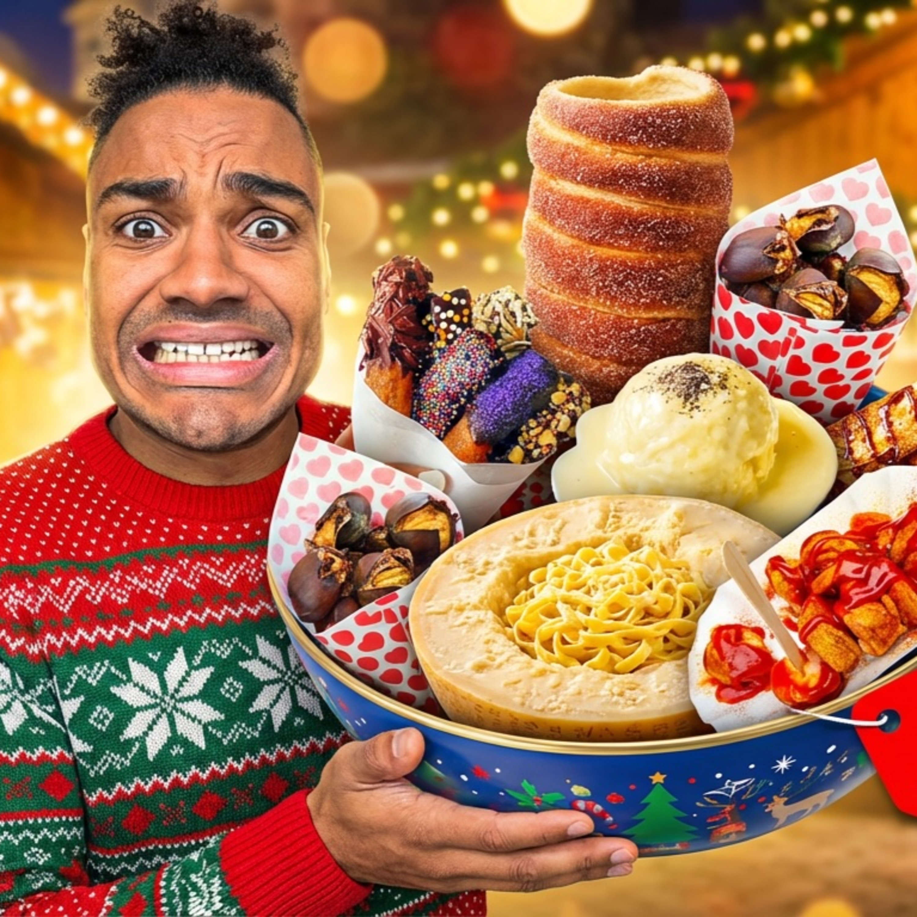 Ich esse ALLES auf dem WEIHNACHTSMARKT🎄 (ft. Theresa) episode artwork