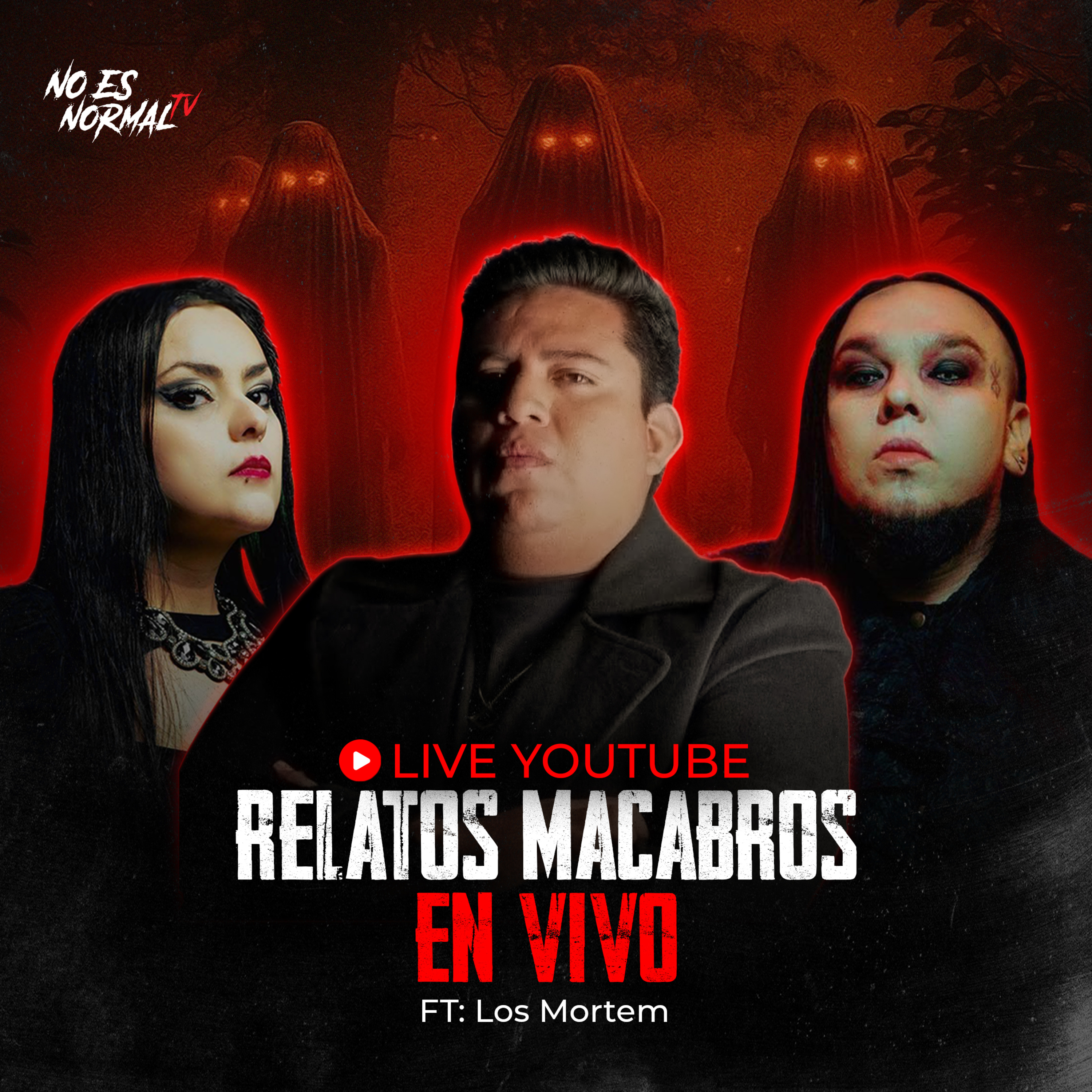 Relatos Paranormales EN VIVO | Noche de Miedo con LOS MORTEM
