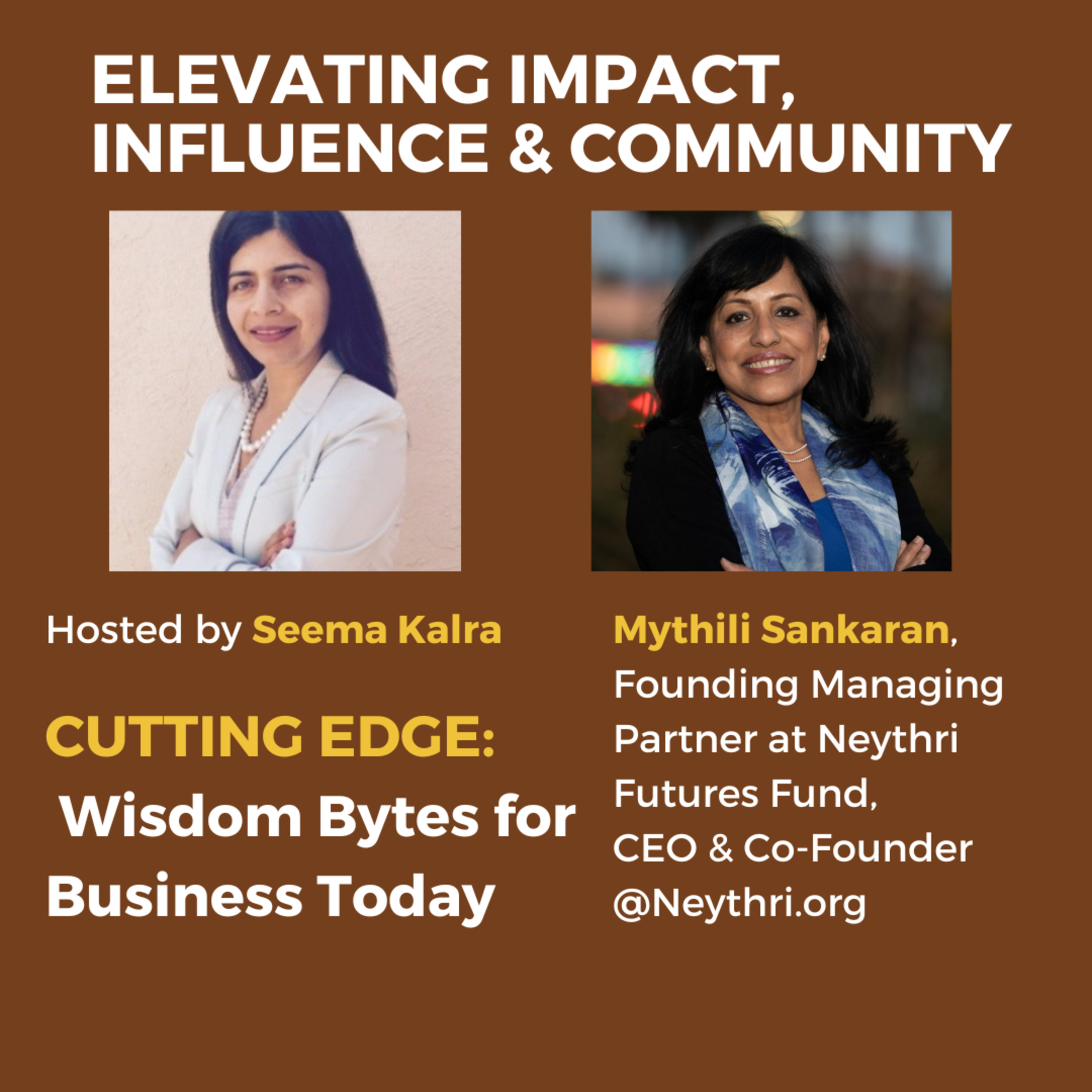 Elevating Impact, Influence and Community