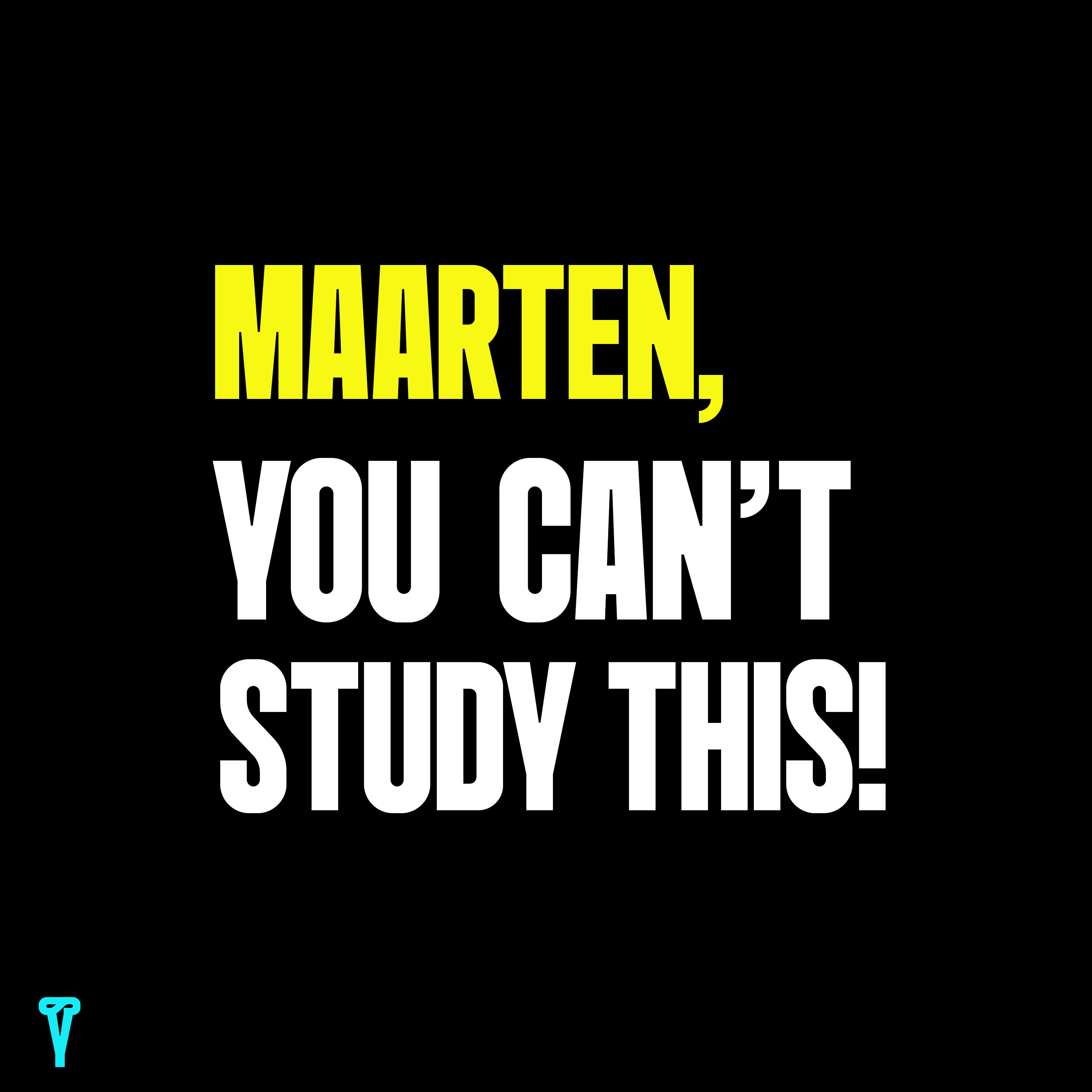 You Can\'t Study This