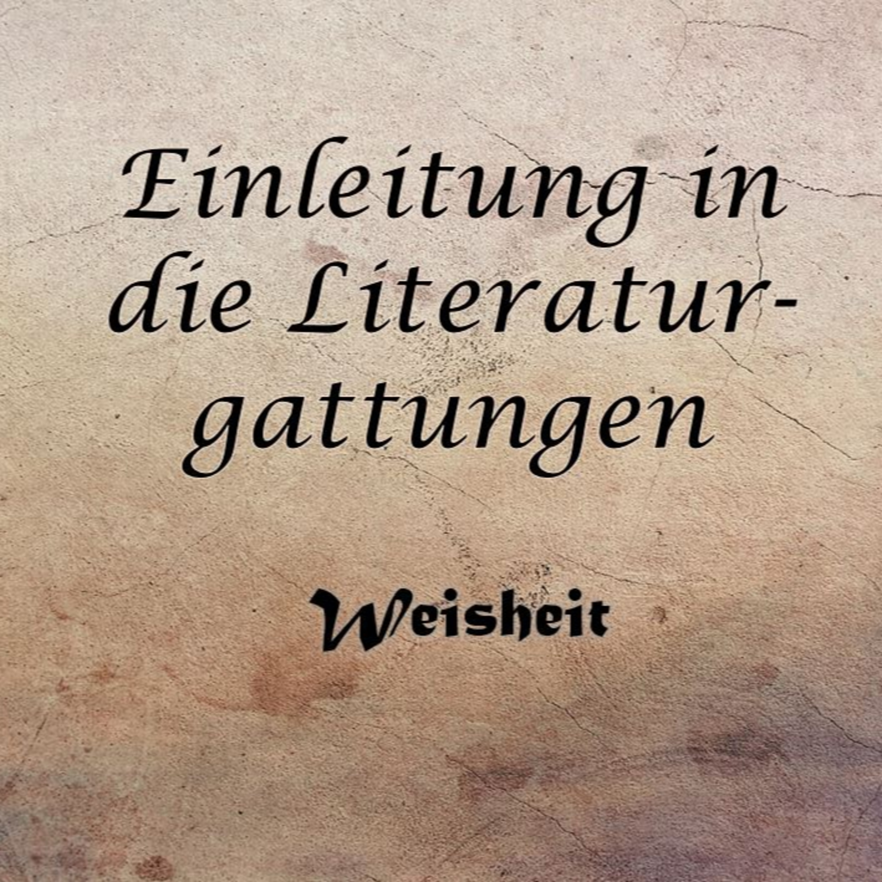 Litteraturgattung: Weisheit episode artwork