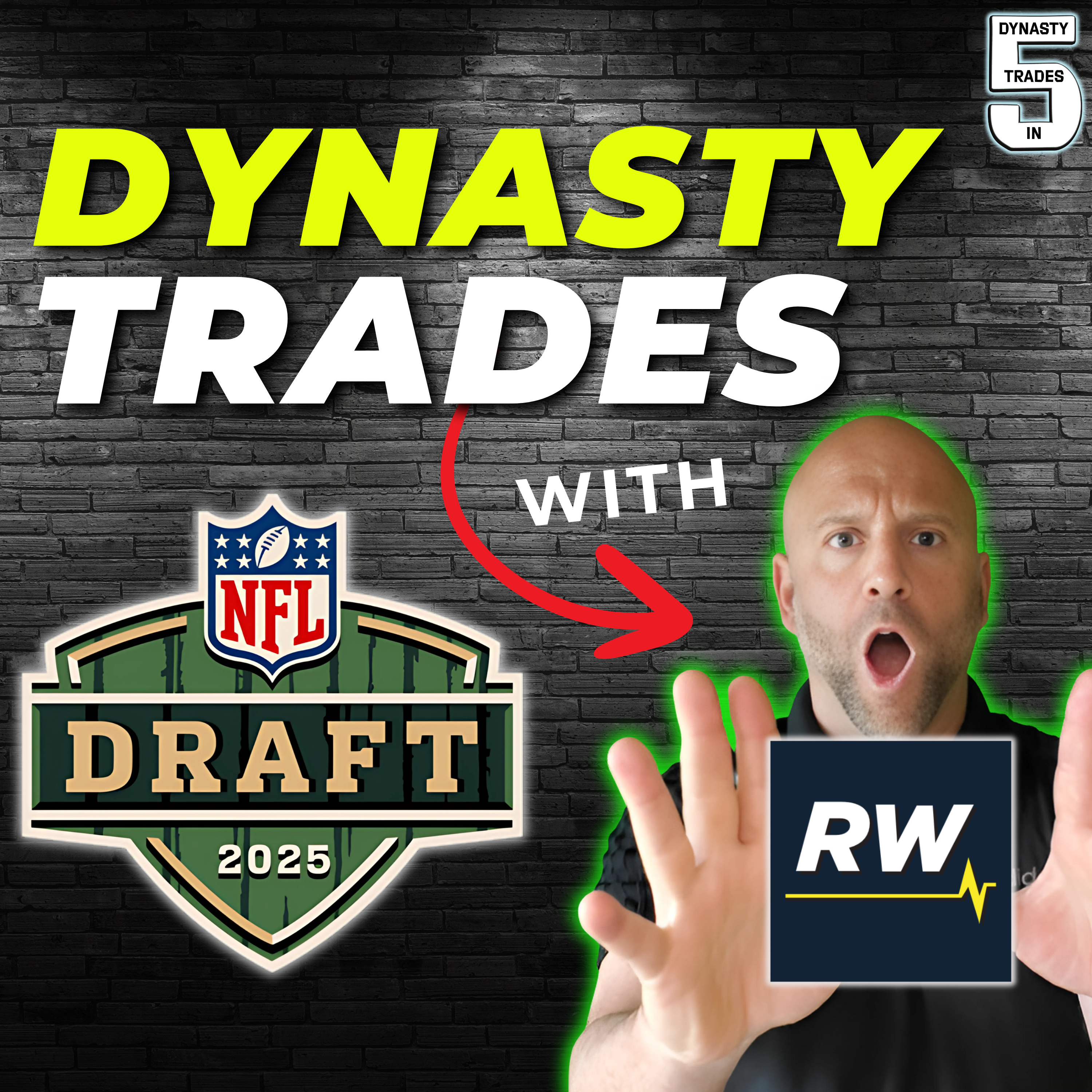 🙋‍♂️ don't f*ck this up... 🤦‍♂️ (Dynasty Rookie Drafts) - NFL Draft 2025 episode artwork