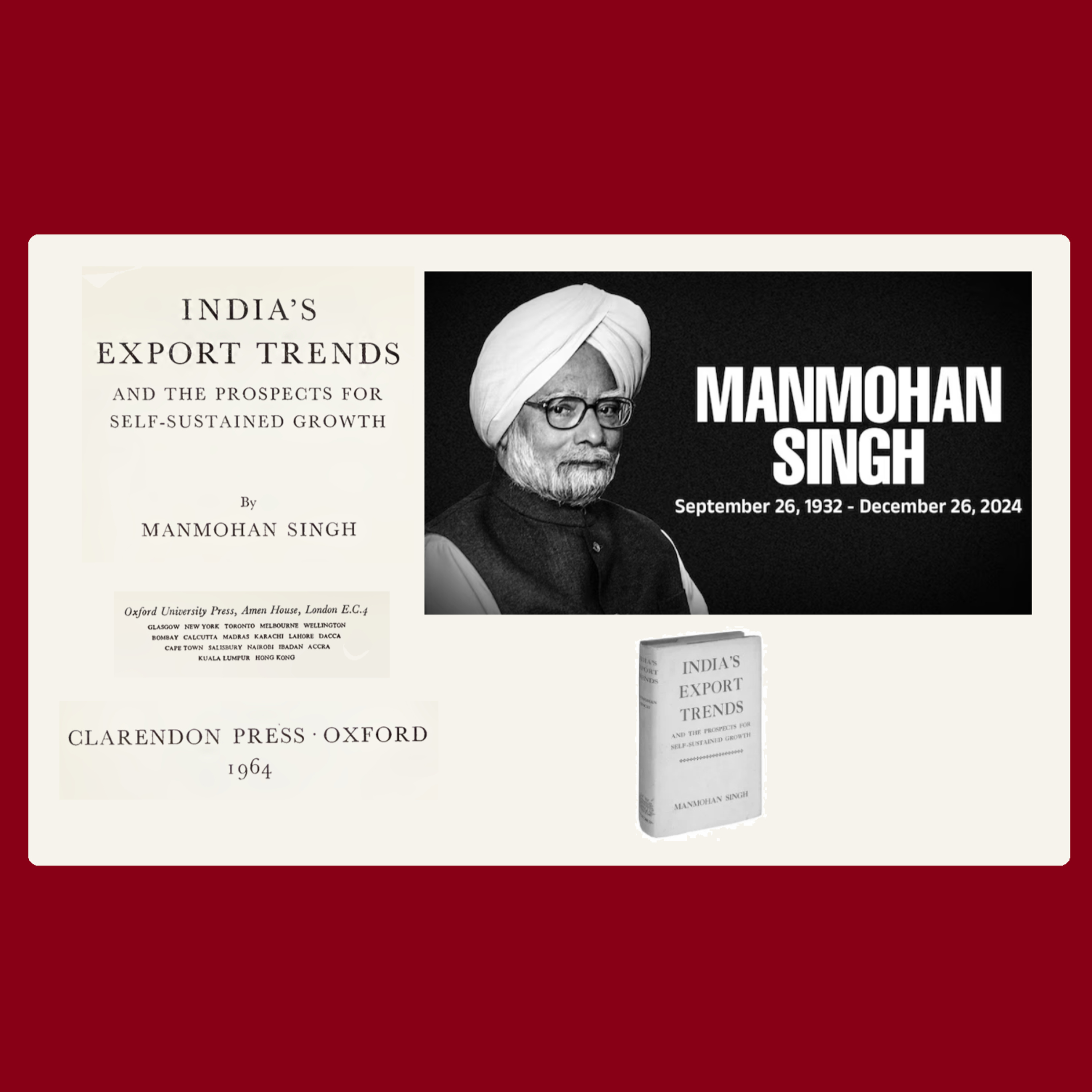 India's Export Trends and the Prospects for Self-sustained Growth (Singh 1964) - Weekend Book Review