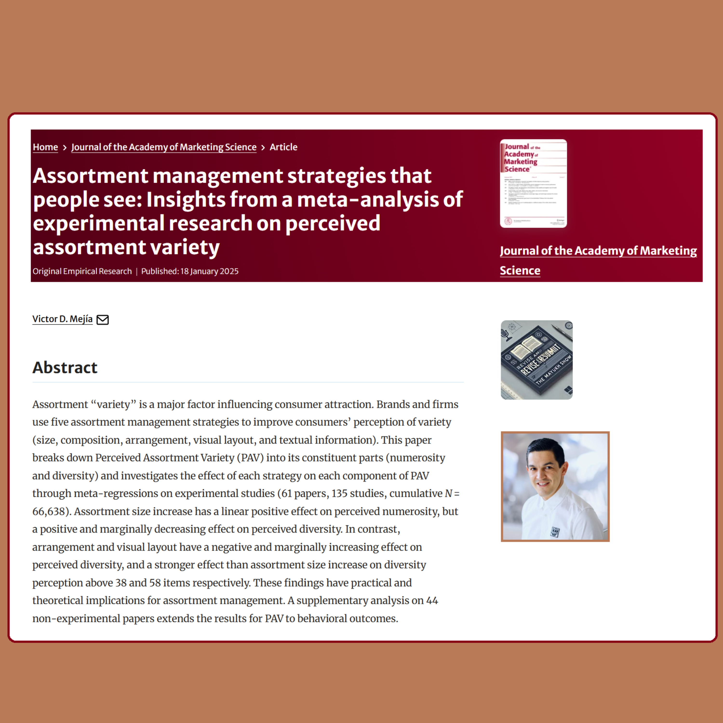 Assortment Management Strategies That People See (Mejía, 2025) episode artwork