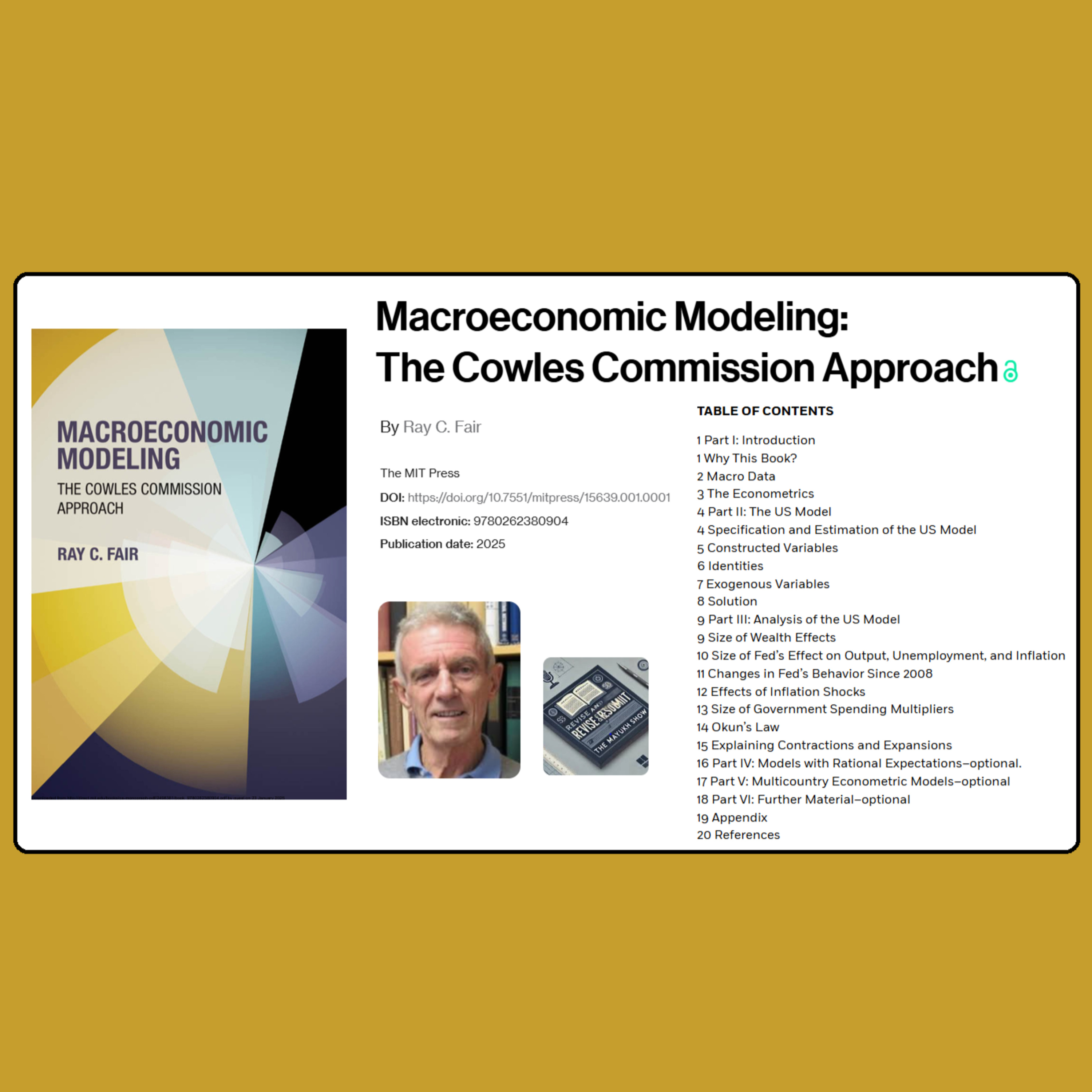 Revolutionizing Economics: The Cowles Commission Approach Explained | Weekend Book Review (Fair 2025)