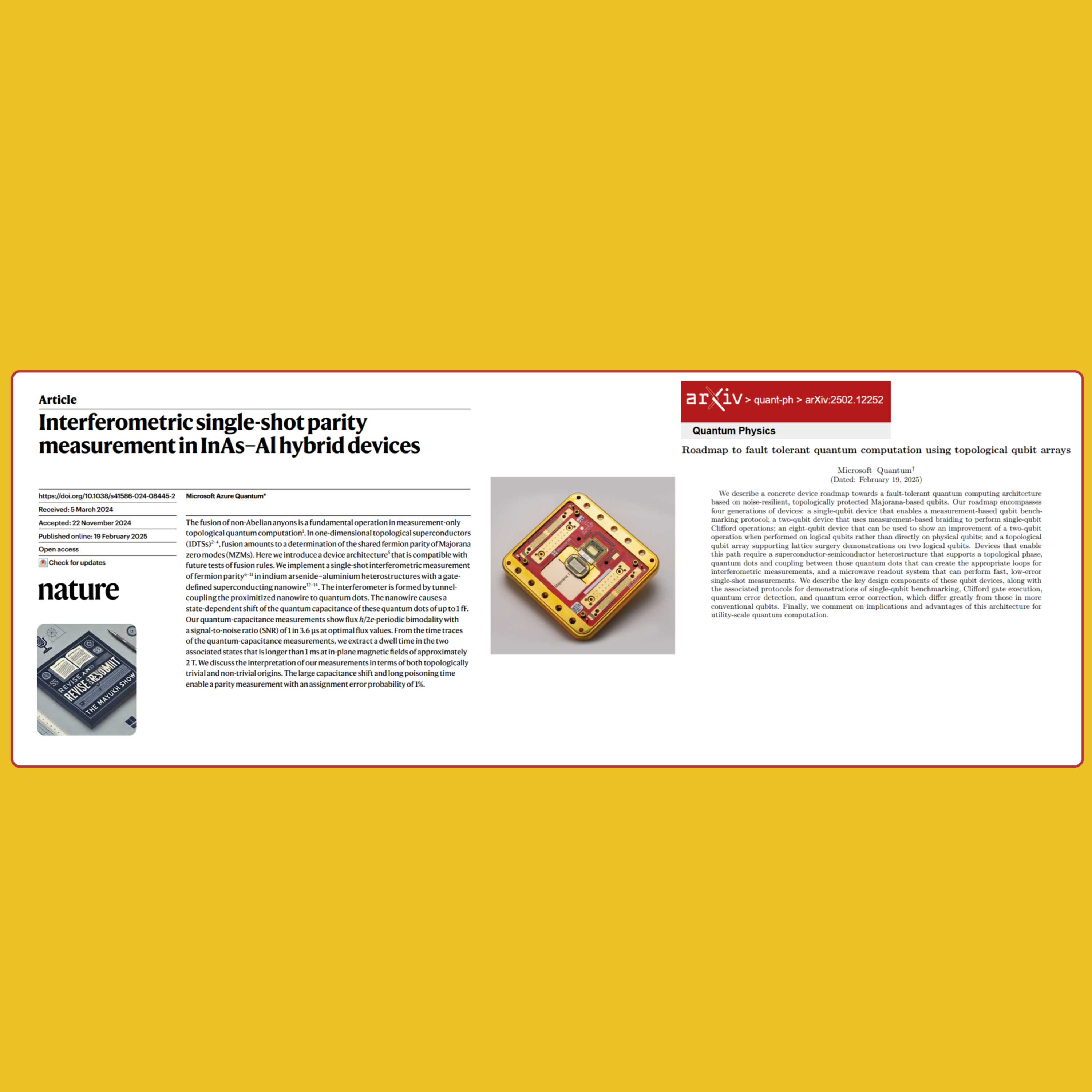 Majorana 1: Microsoft’s Topological Bet on Quantum Computing (Nayak, 2025) episode artwork
