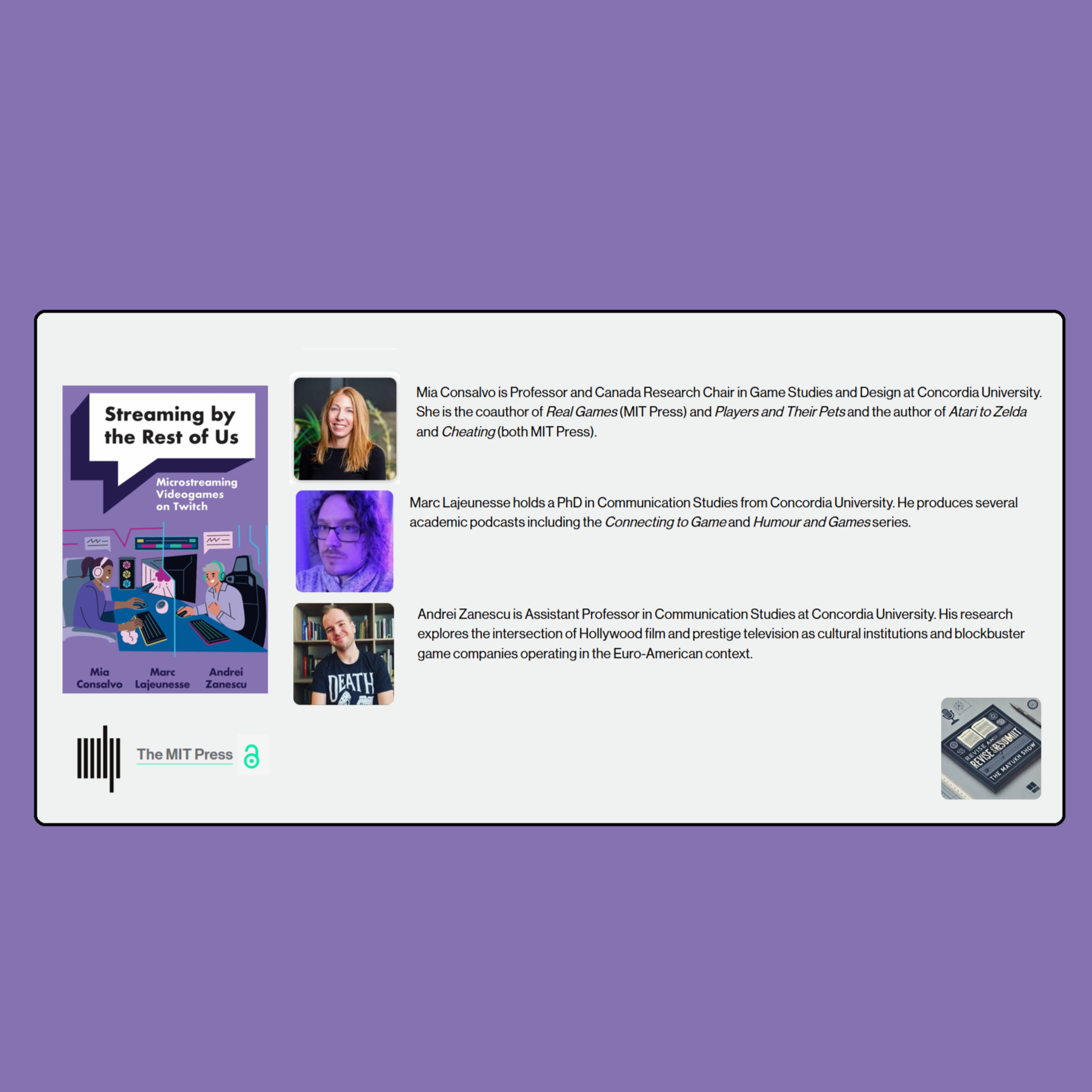 Streaming by the Rest of Us (Consalvo et al., 2025) - Weekend Book Review episode artwork