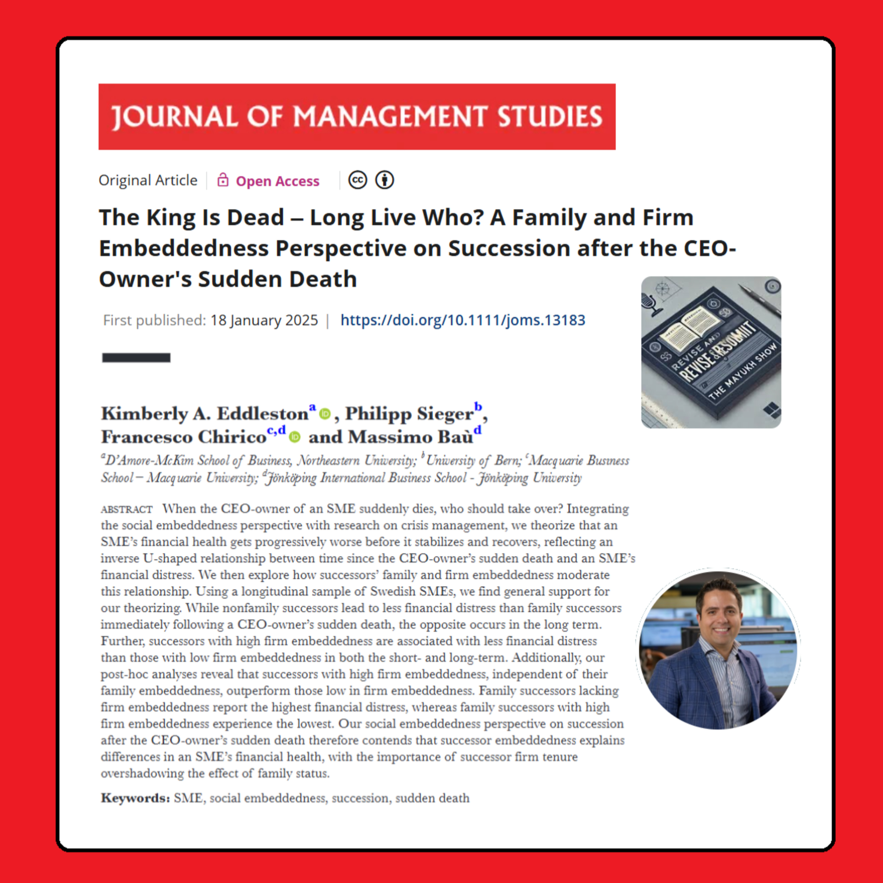 The King Is Dead – Long Live Who? (Eddleston et al., 2025) | JMS FT50