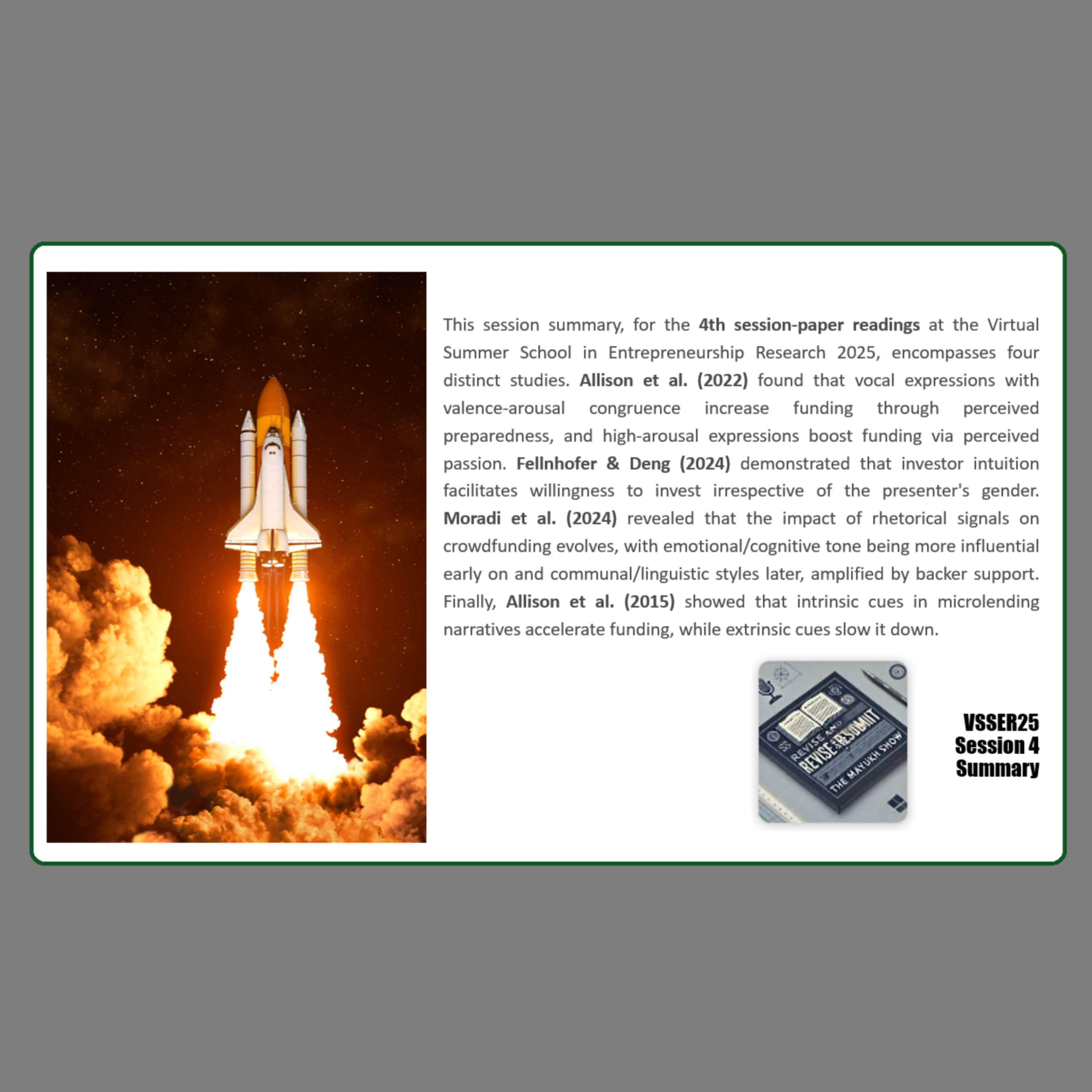 Revise and Resubmit - The Mayukh Show