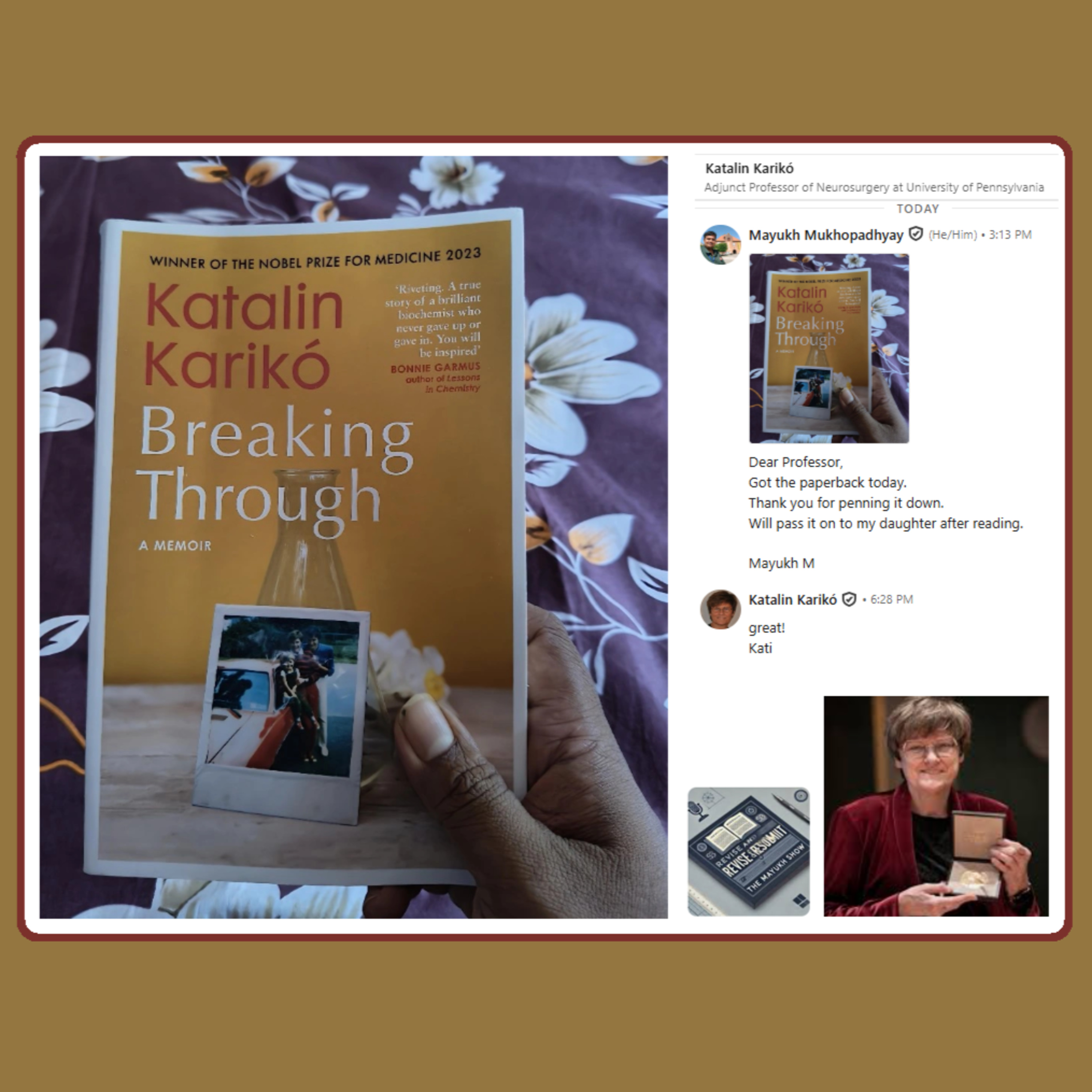Breaking Through: My Life in Science (Karikó , 2023) - Weekend Book Review episode artwork