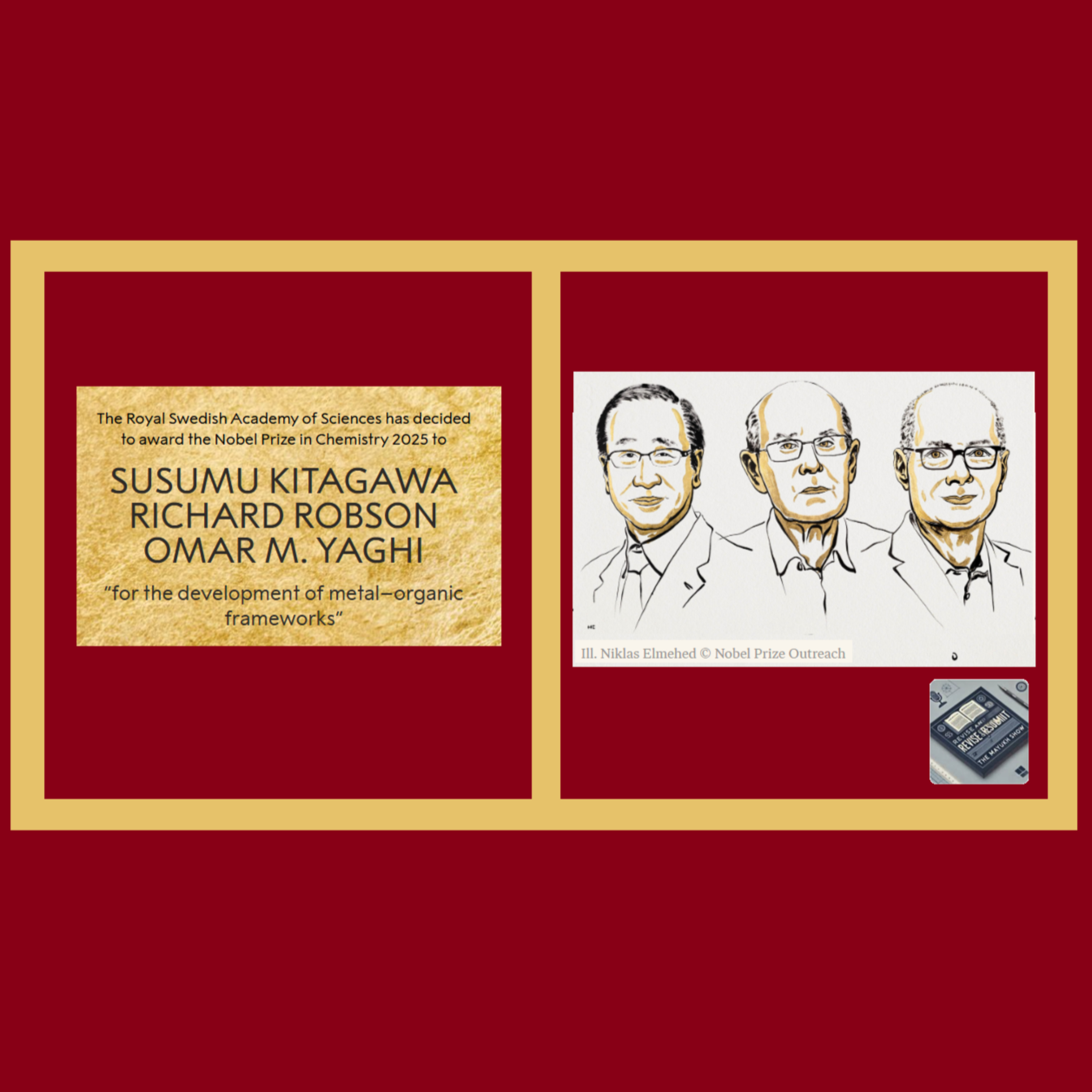 Kitagawa, Robson, and Yaghi | Nobel Prize in Chemistry 2025