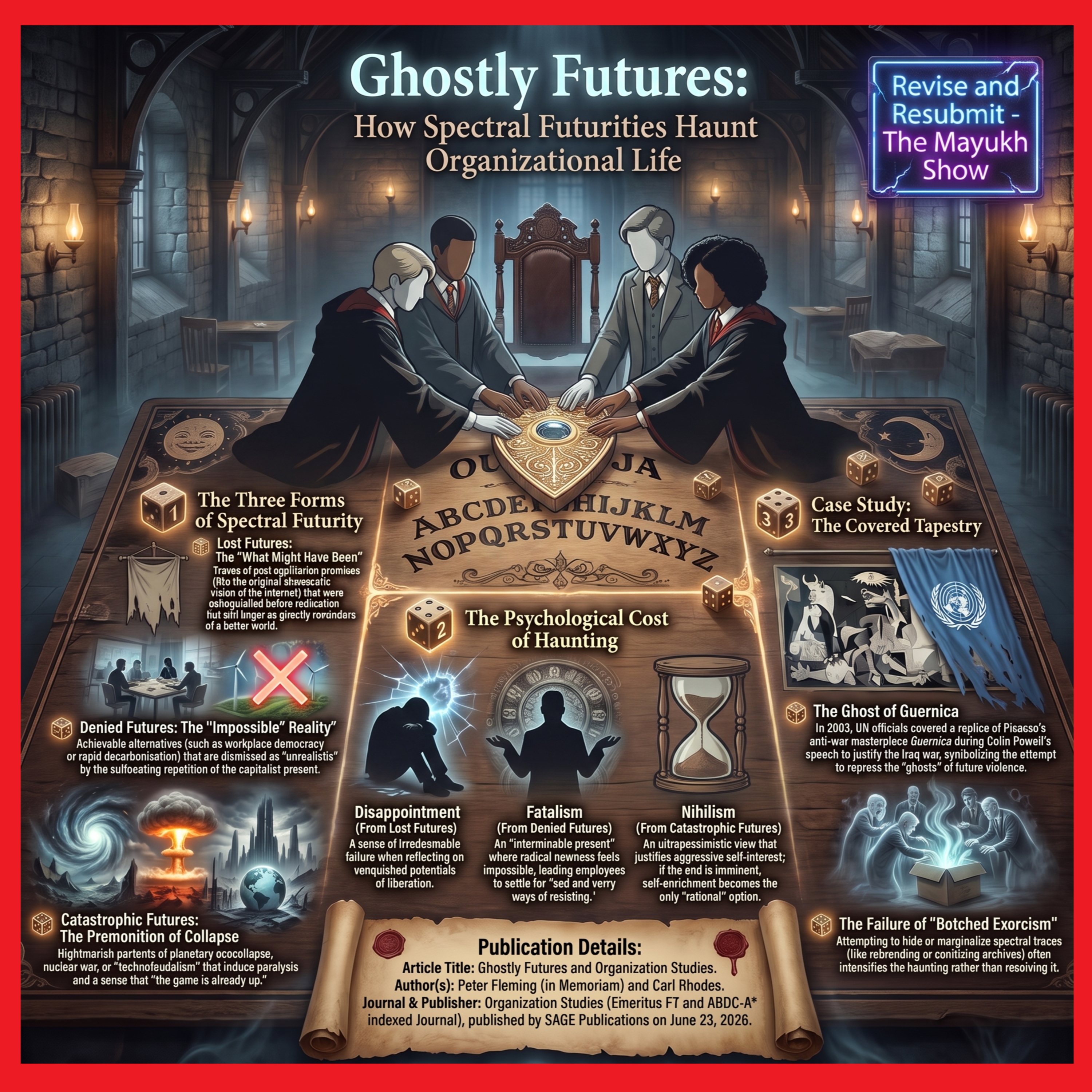Ghostly Futures and Organization Studies (Fleming & Rhodes, 2026) | In Memoriam episode artwork