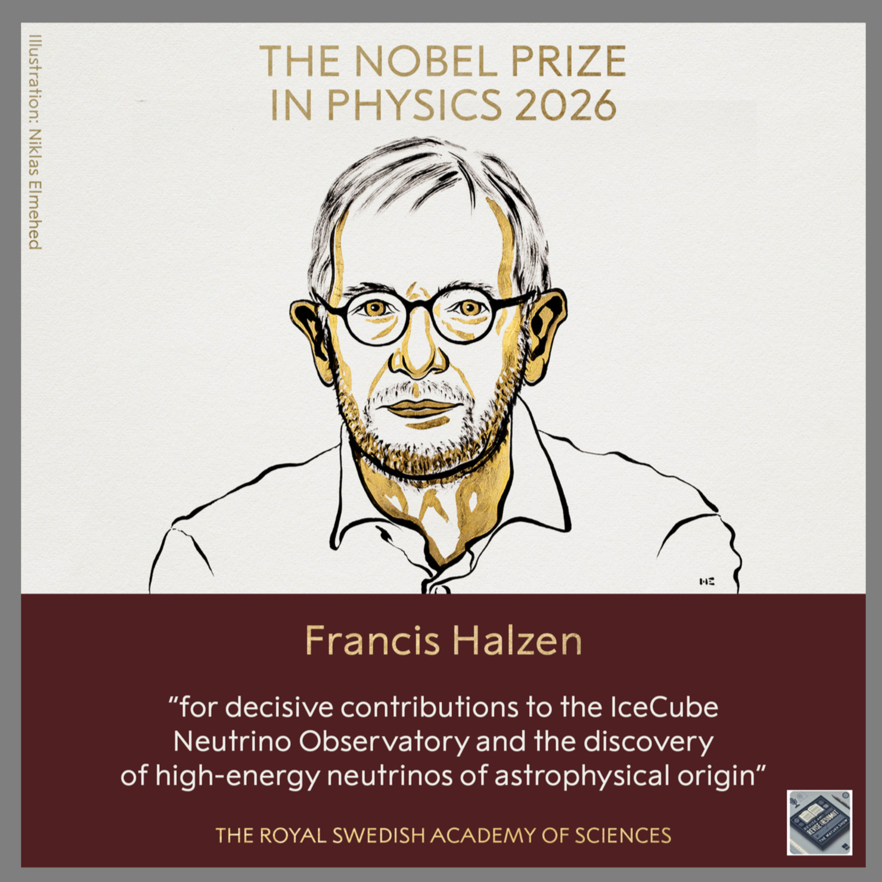 Nobel Prize in Physics 2026 - Francis Halzen