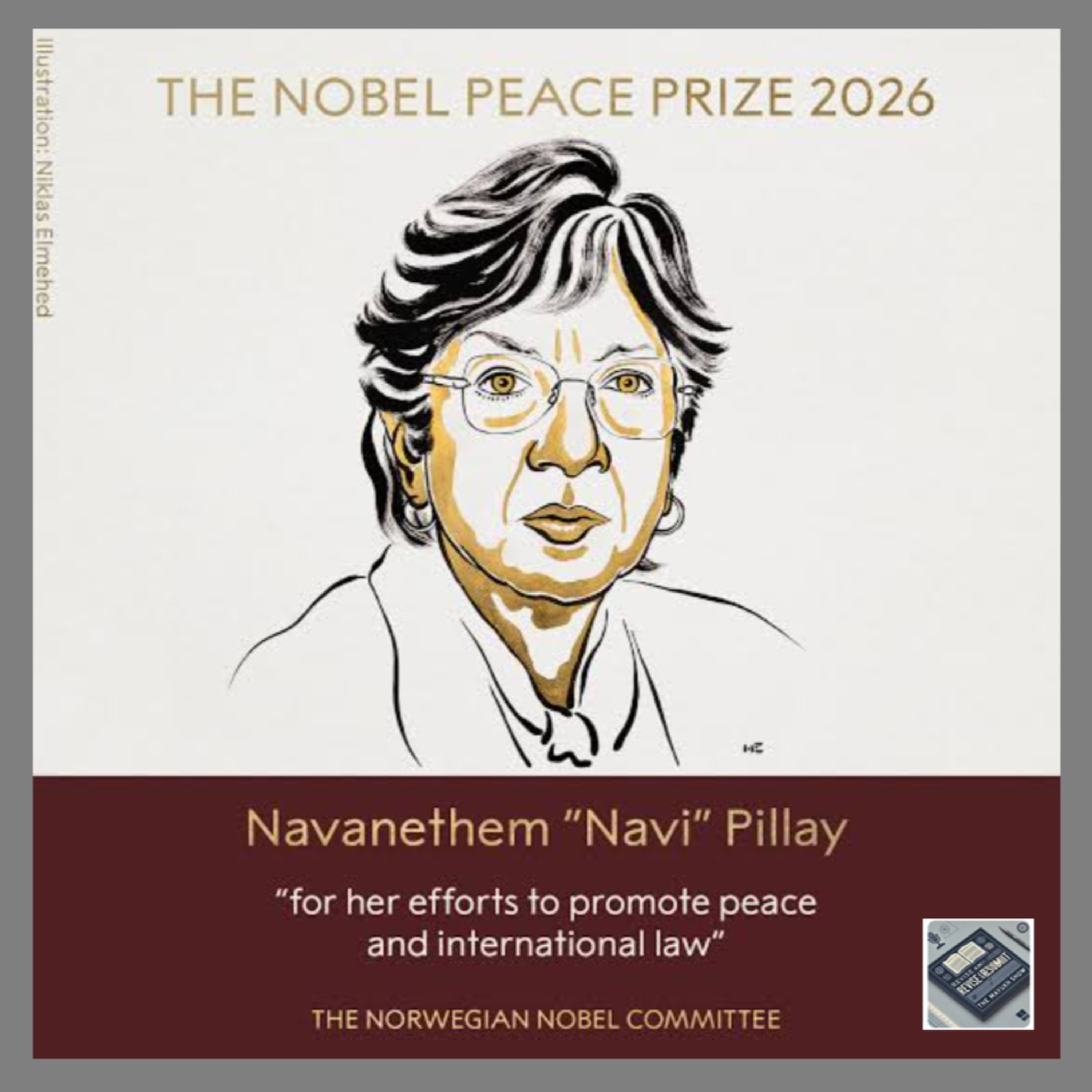 Nobel Peace Prize 2026 - Navanethem "Navi" Pillay
