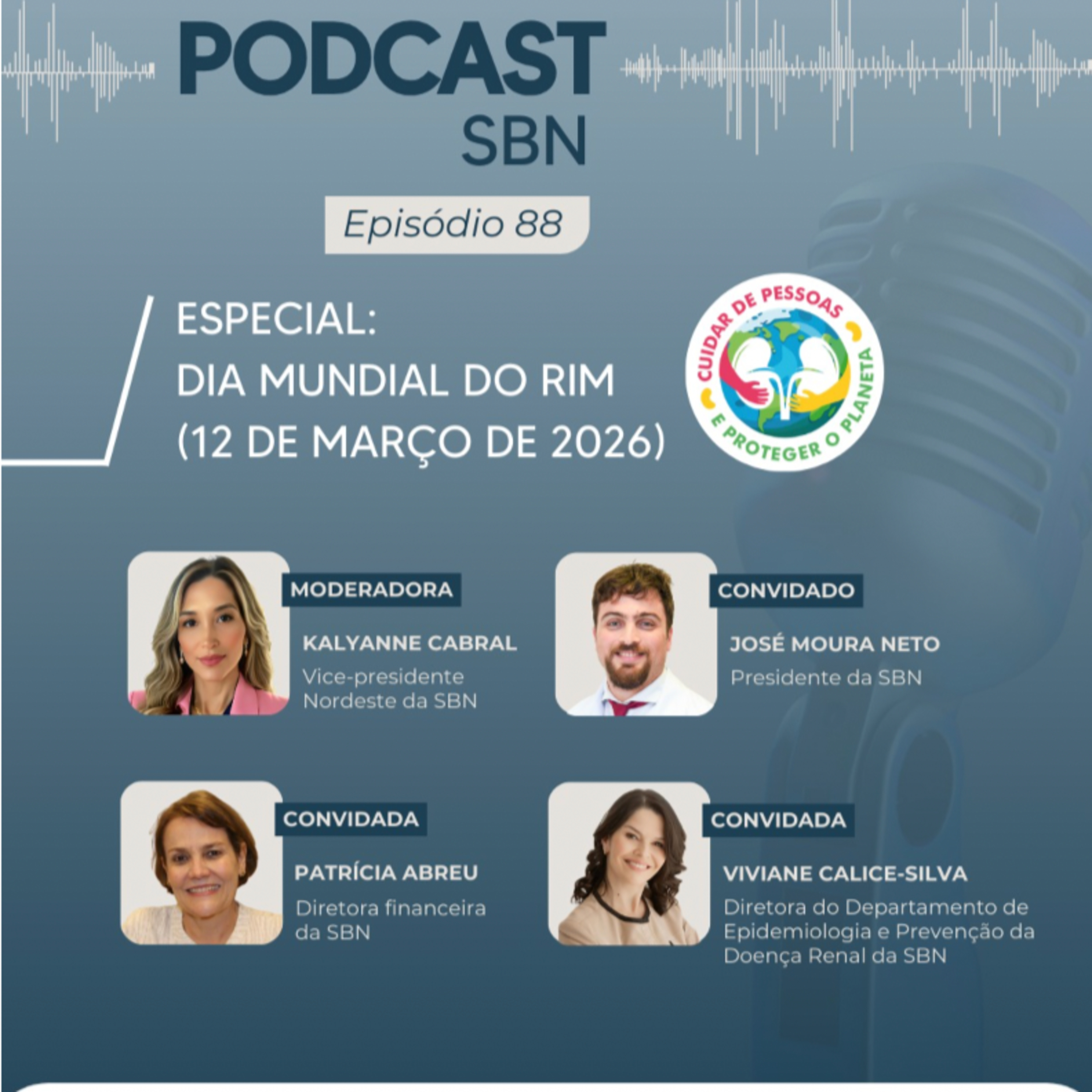 Dia Mundial do Rim: 12 de março de 2026 (SBN#88)