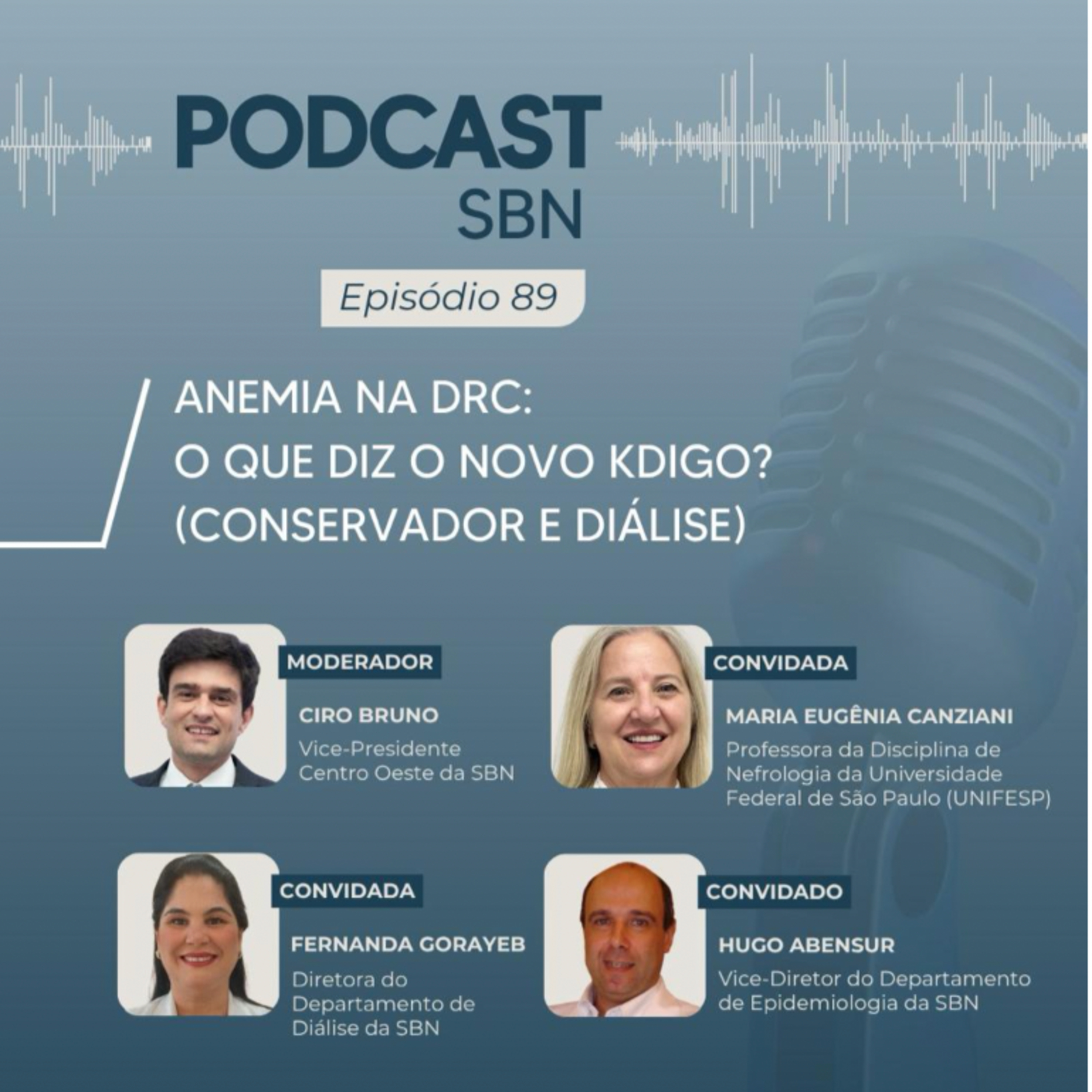 Anemia na DRC: o que diz o novo KDIGO (conservador e diálise) (SBN#89)