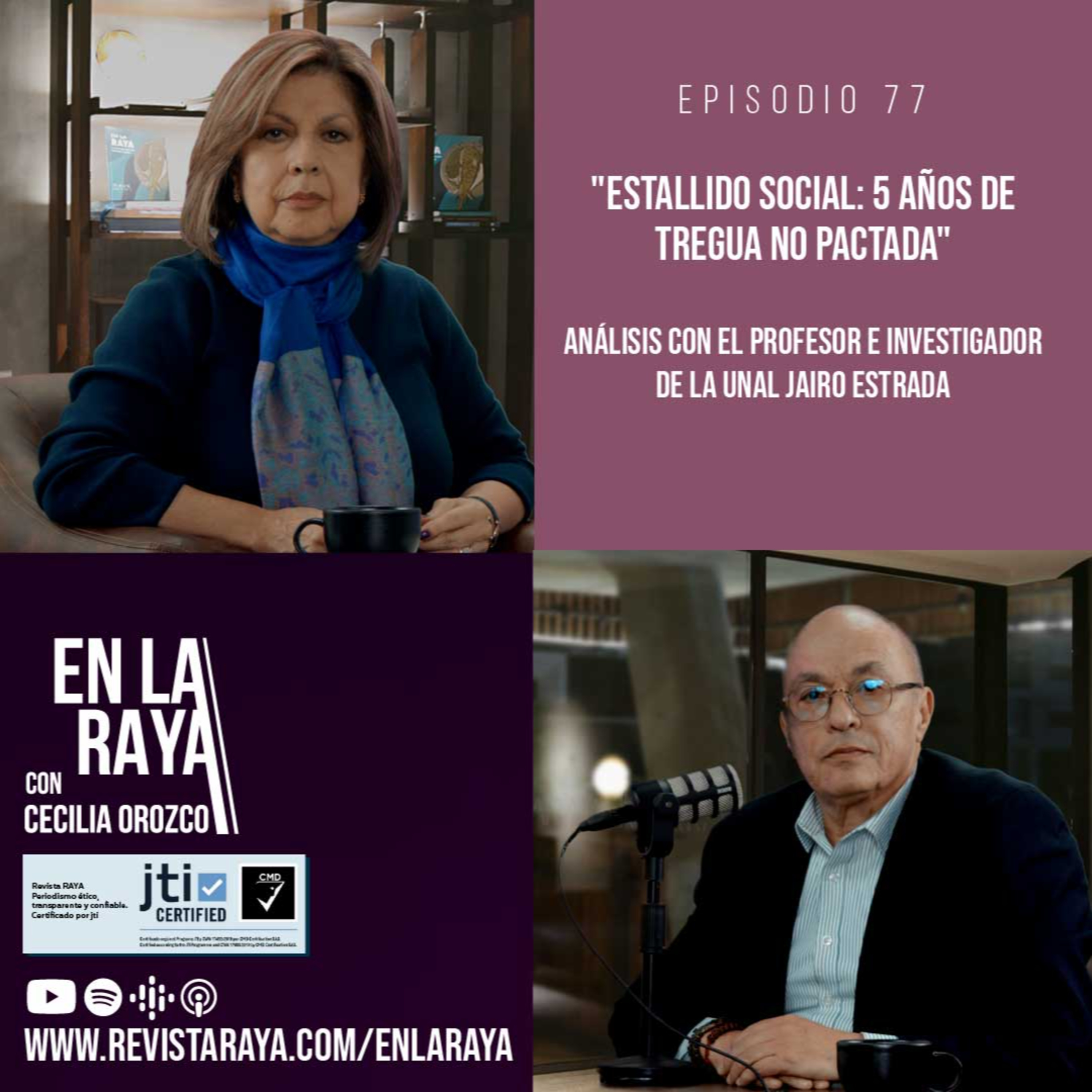 "Estallido Social: 5 años de tregua no pactada" episode artwork