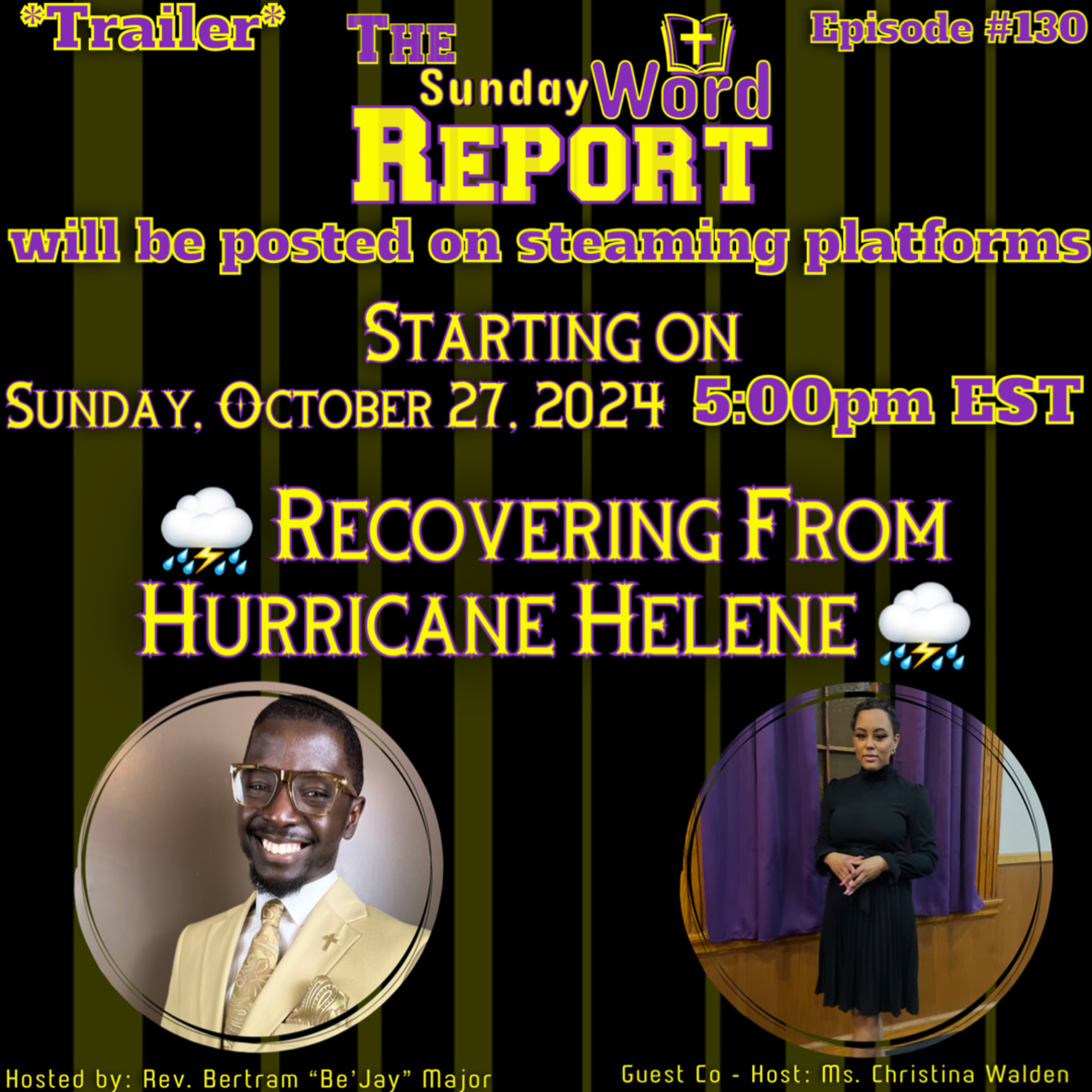 COMING SOON!!!! The Sunday Word Report starting on Sunday, October 27th episode artwork