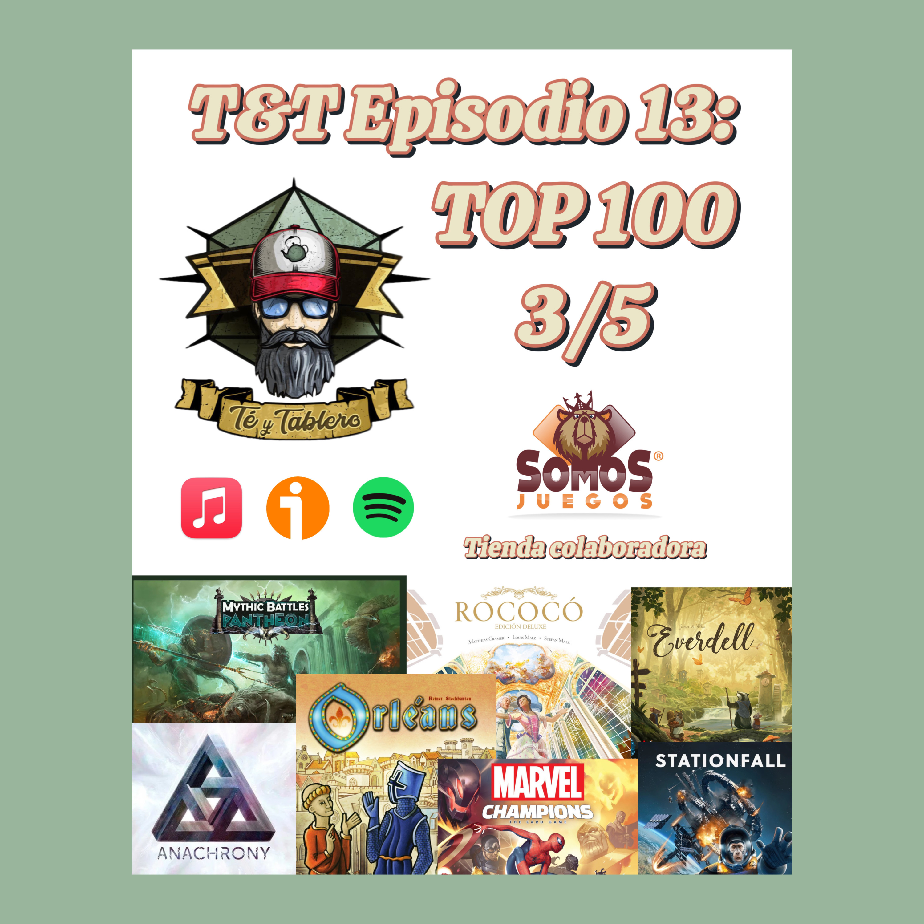 T&T Episodio 13: TOP 100 /3 DE 5/ DEL 60 AL 41 episode artwork