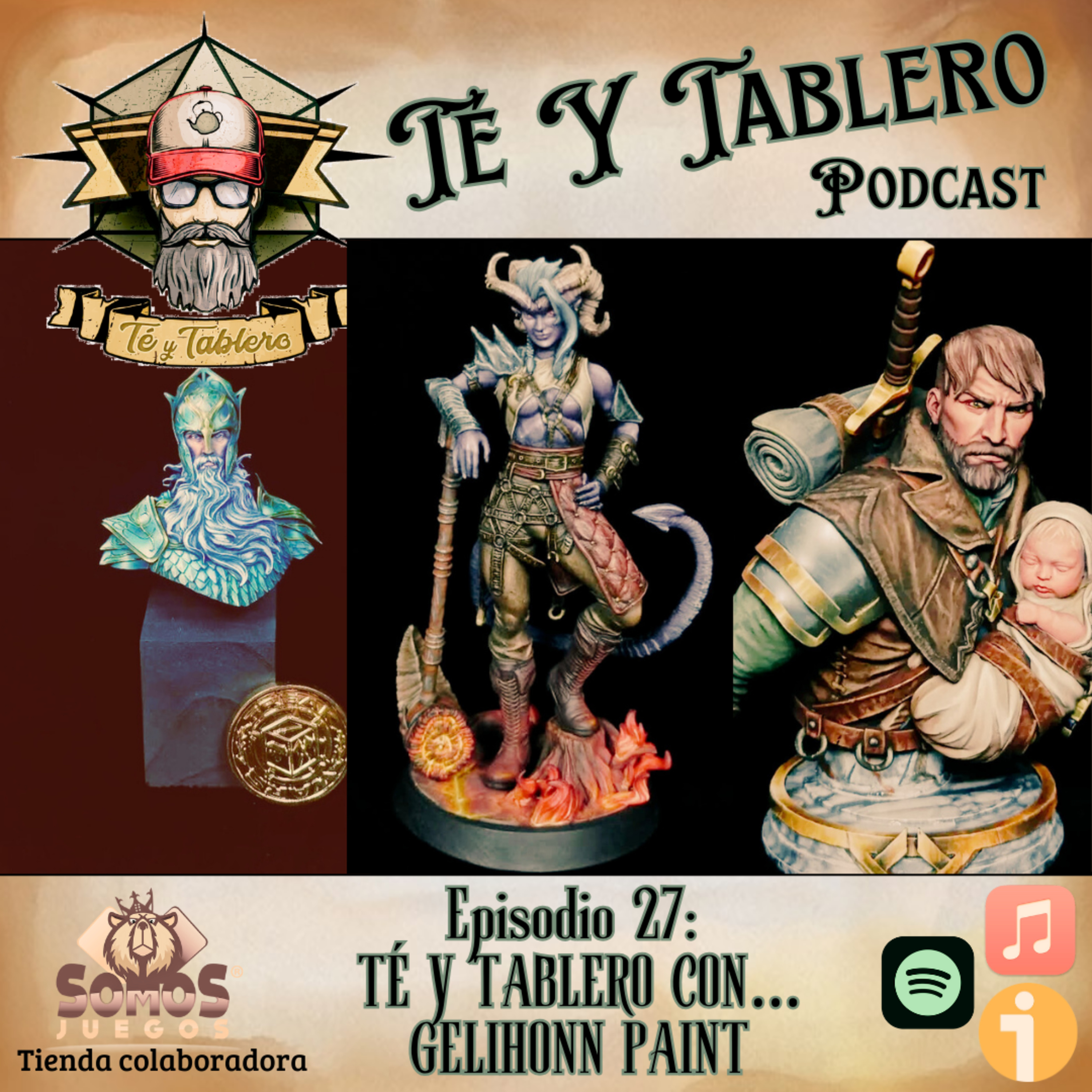 T&T Episodio 27: MINIATURAS, PINCELES Y PASIÓN - ENTREVISTA A RAÚL ATAZ aka GELIHONN PAINT episode artwork