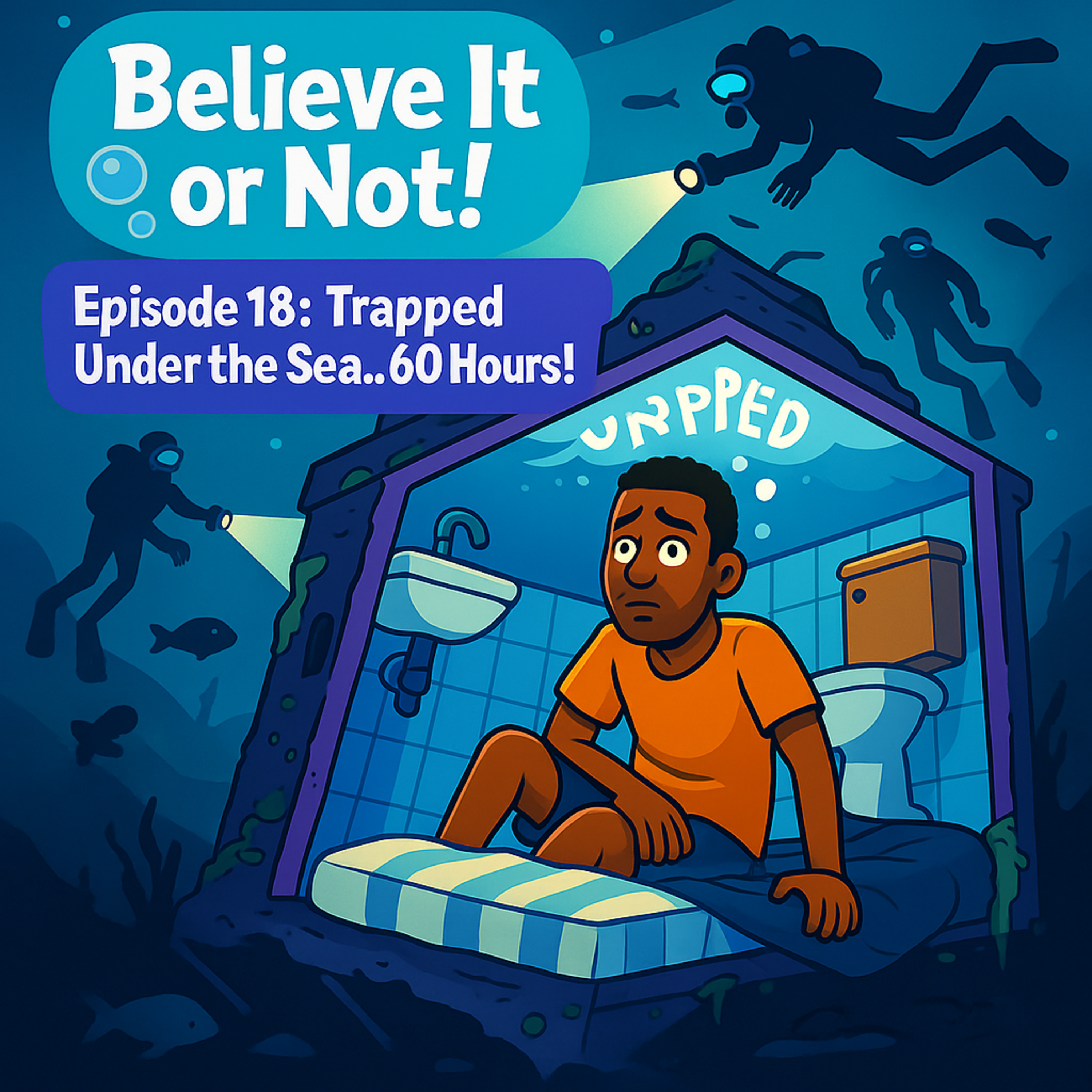 Trapped Under the Sea… for 60 Hours!