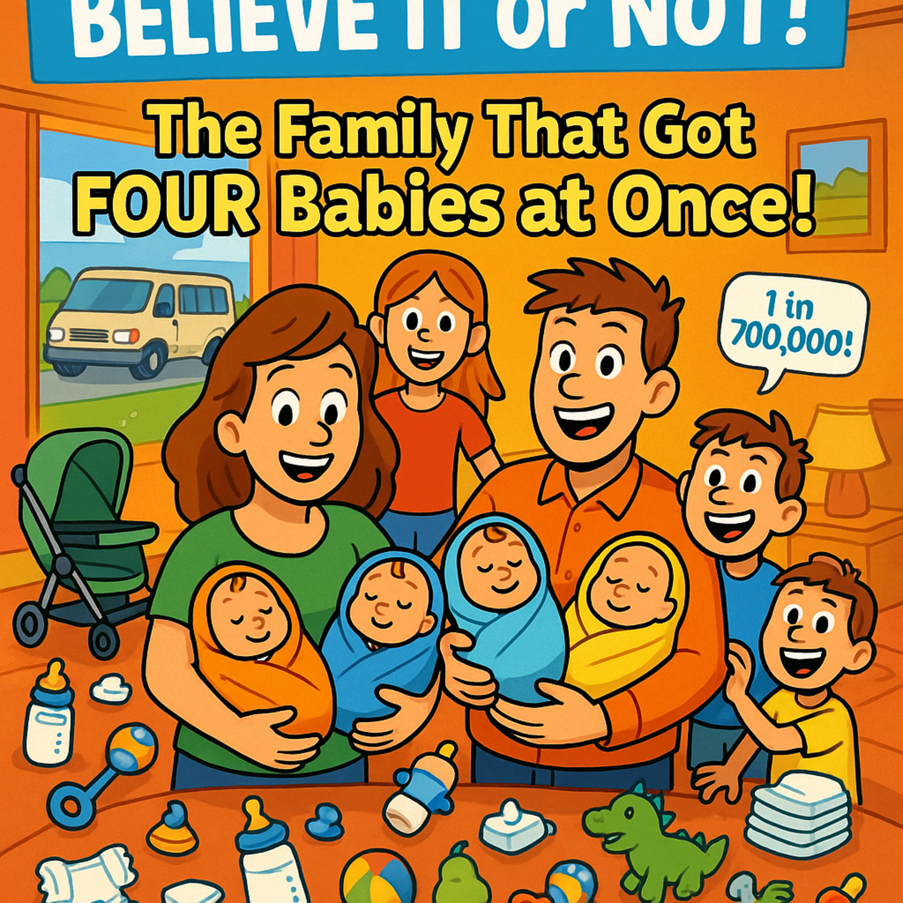 🎉 Surprise! It’s Four Babies! 👶👶👶👶