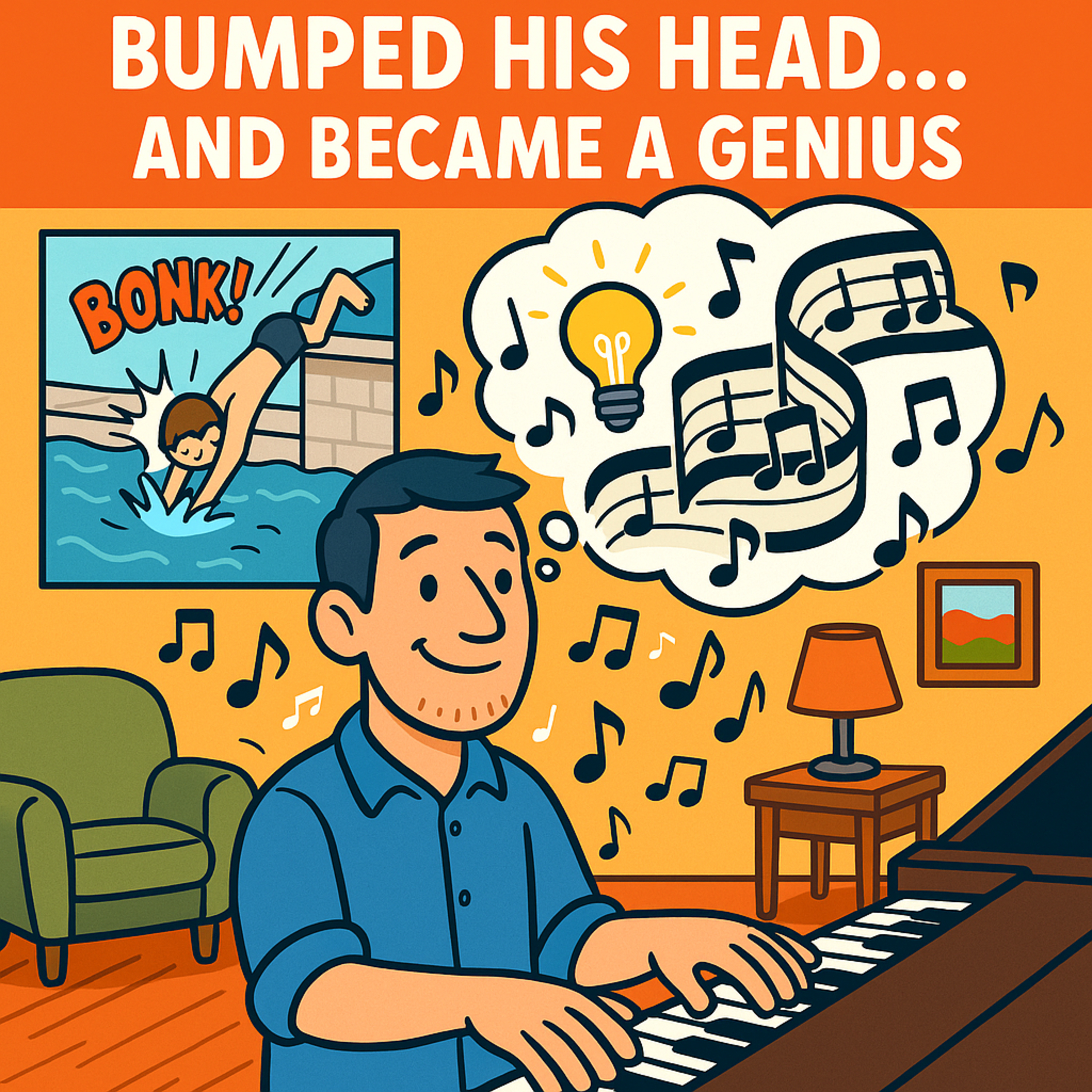 The Man Who Bumped His Head… and Became a Genius