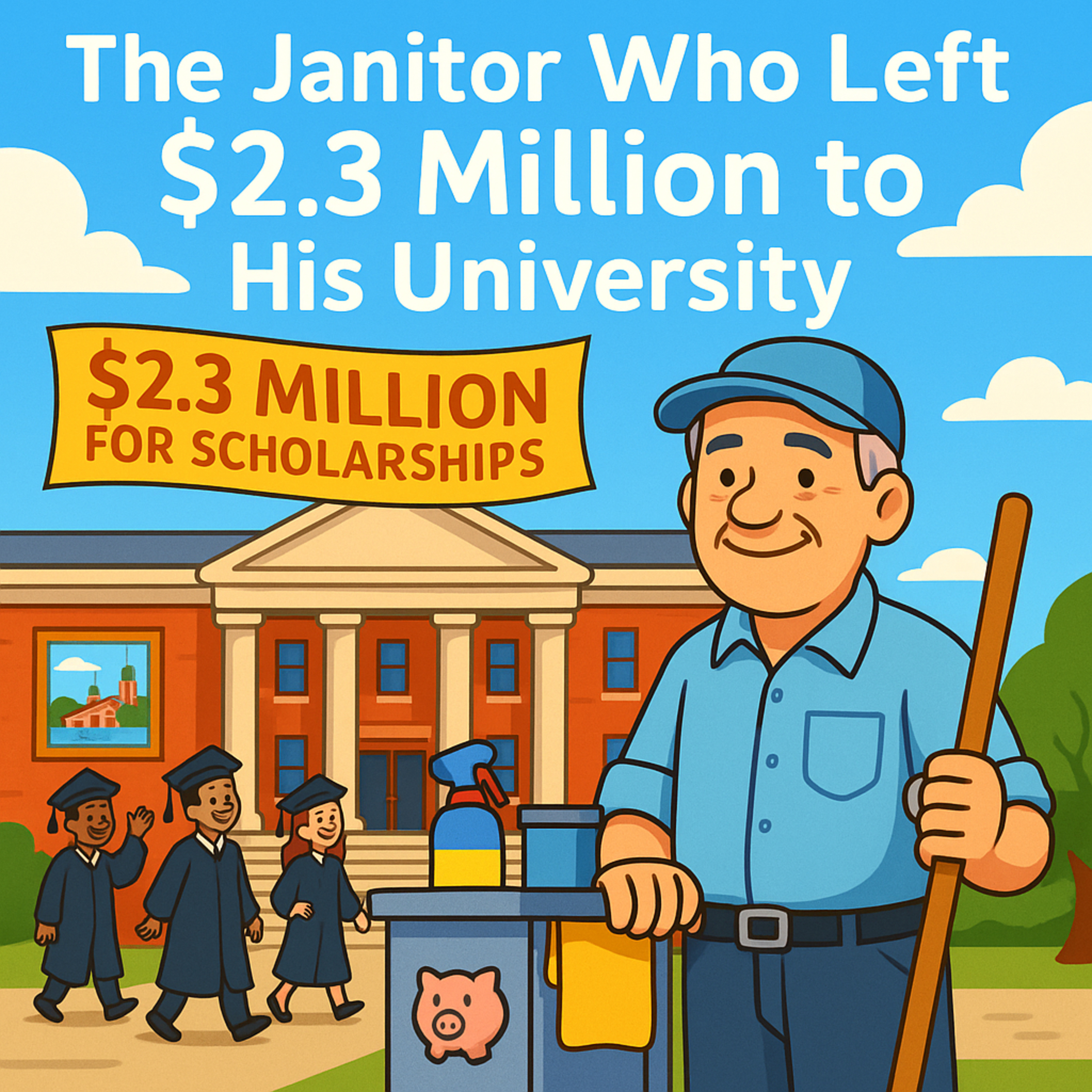 The Janitor Who Left $2.3 Million to His University