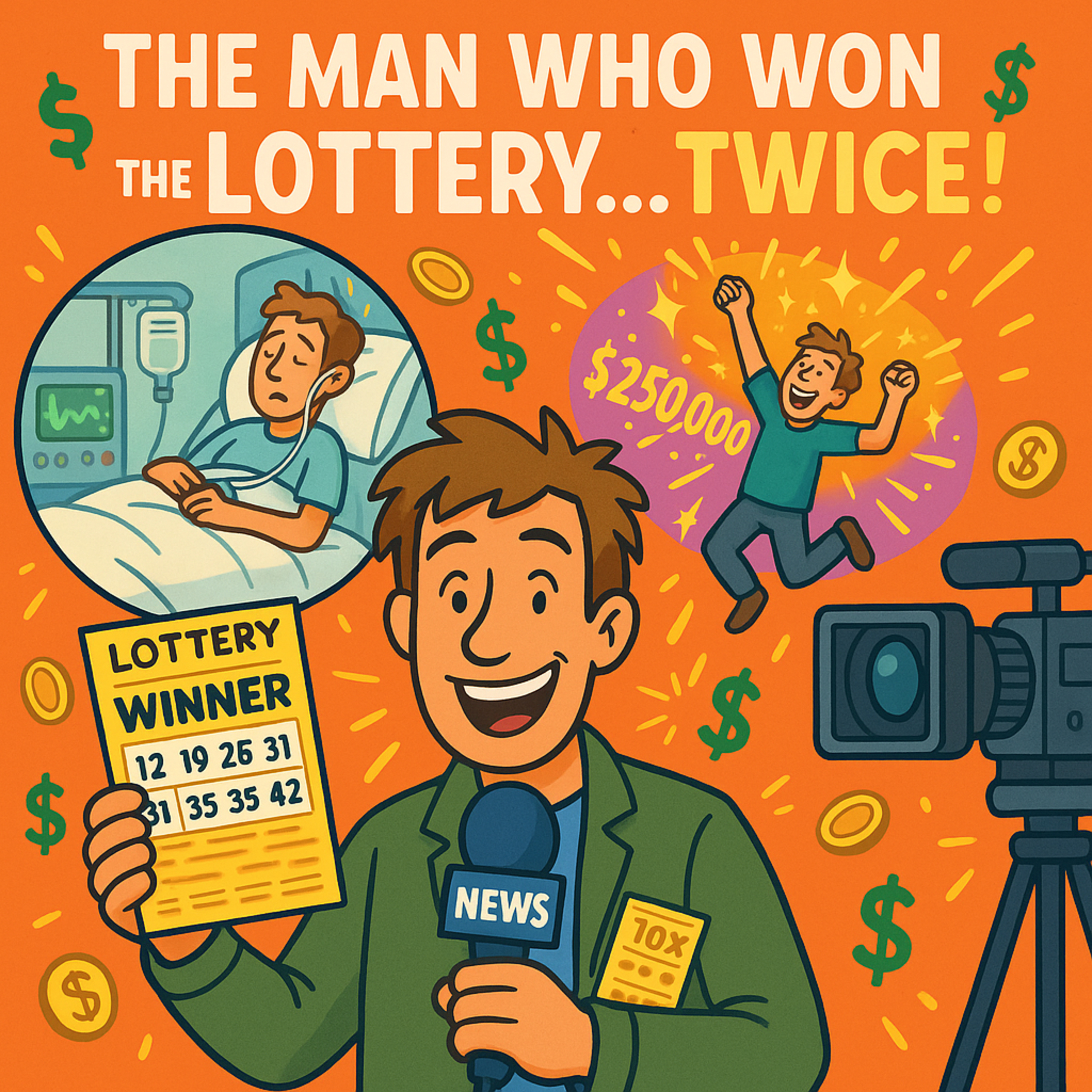 The Man Who Died.....Came Back to Life....and Won the Lottery… Twice!