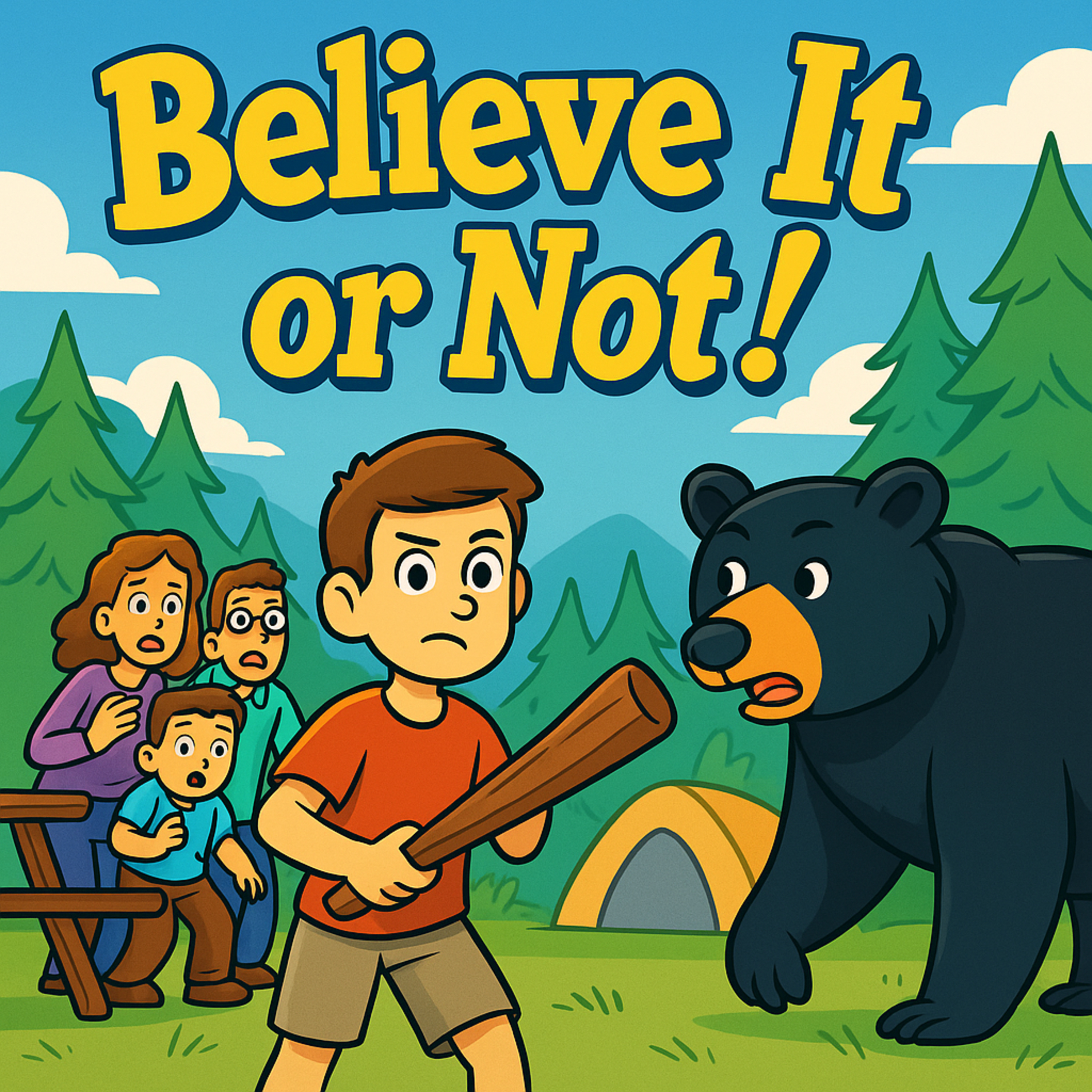 🧸 He stood between a BEAR and his FAMILY. What happened next?