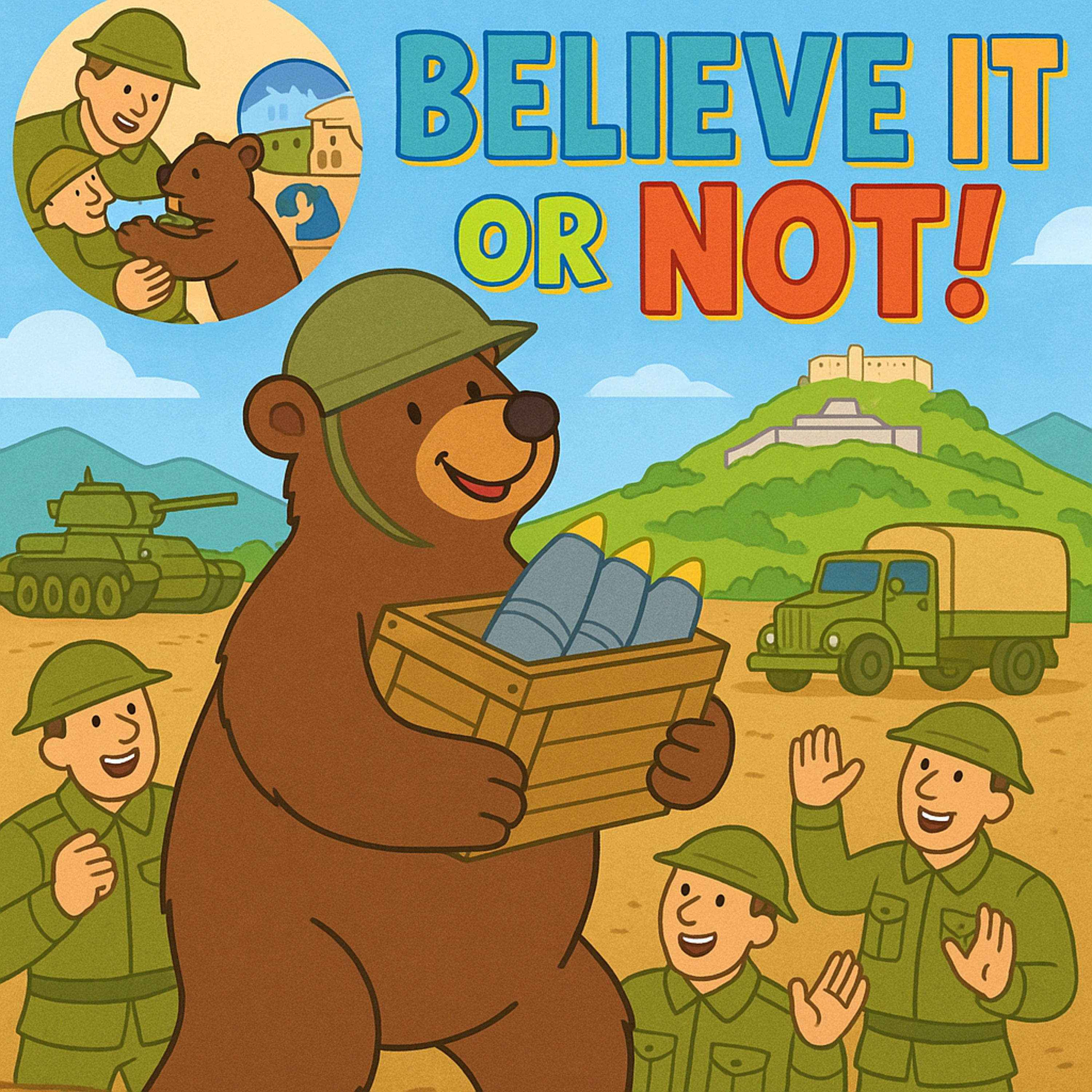 🐻 Wojtek the Soldier Bear | The Bear Who Went to War!