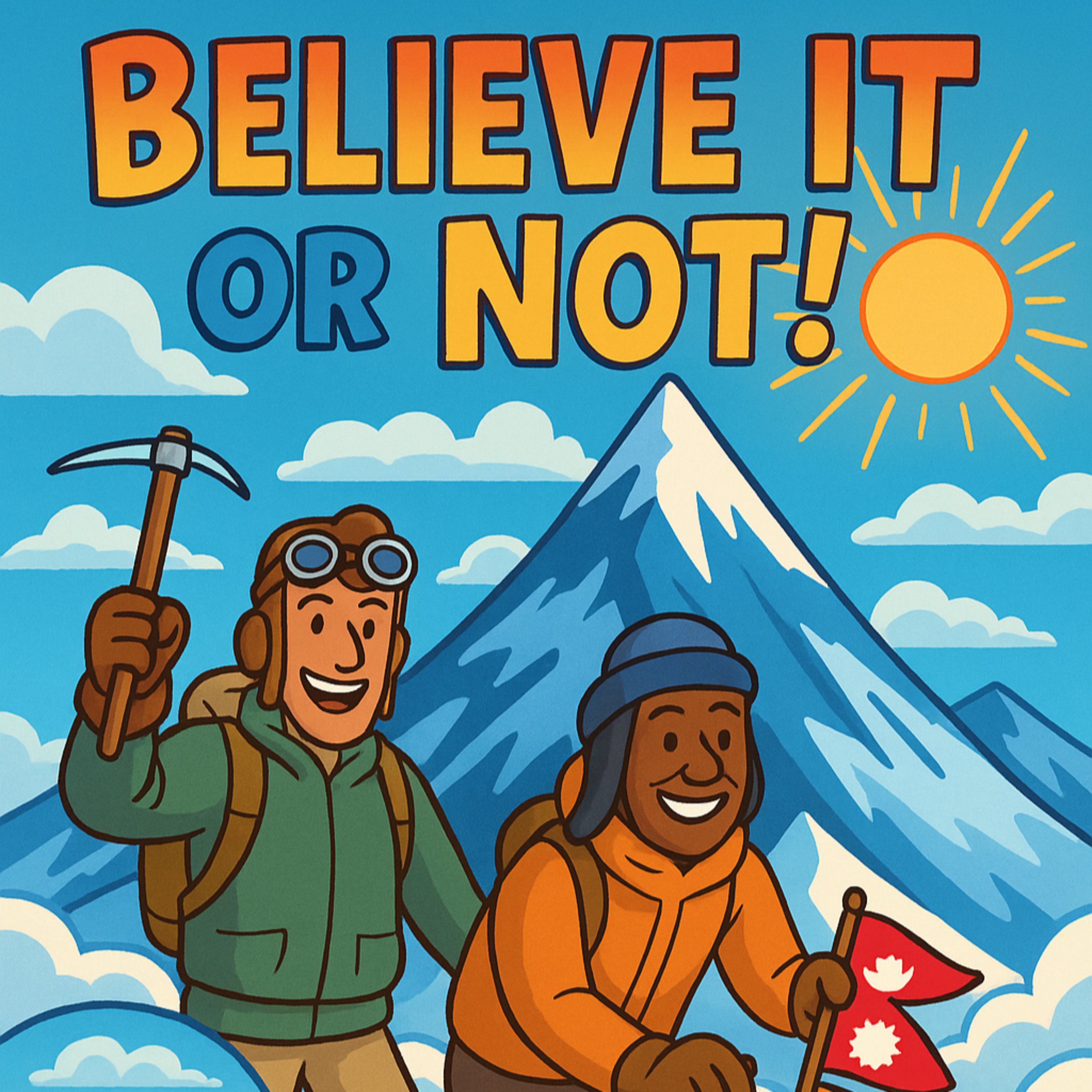 🏔️ The First Summit of Mount Everest! | Edmund Hillary & Tenzing Norgay | Believe It or Not! Ep. 65