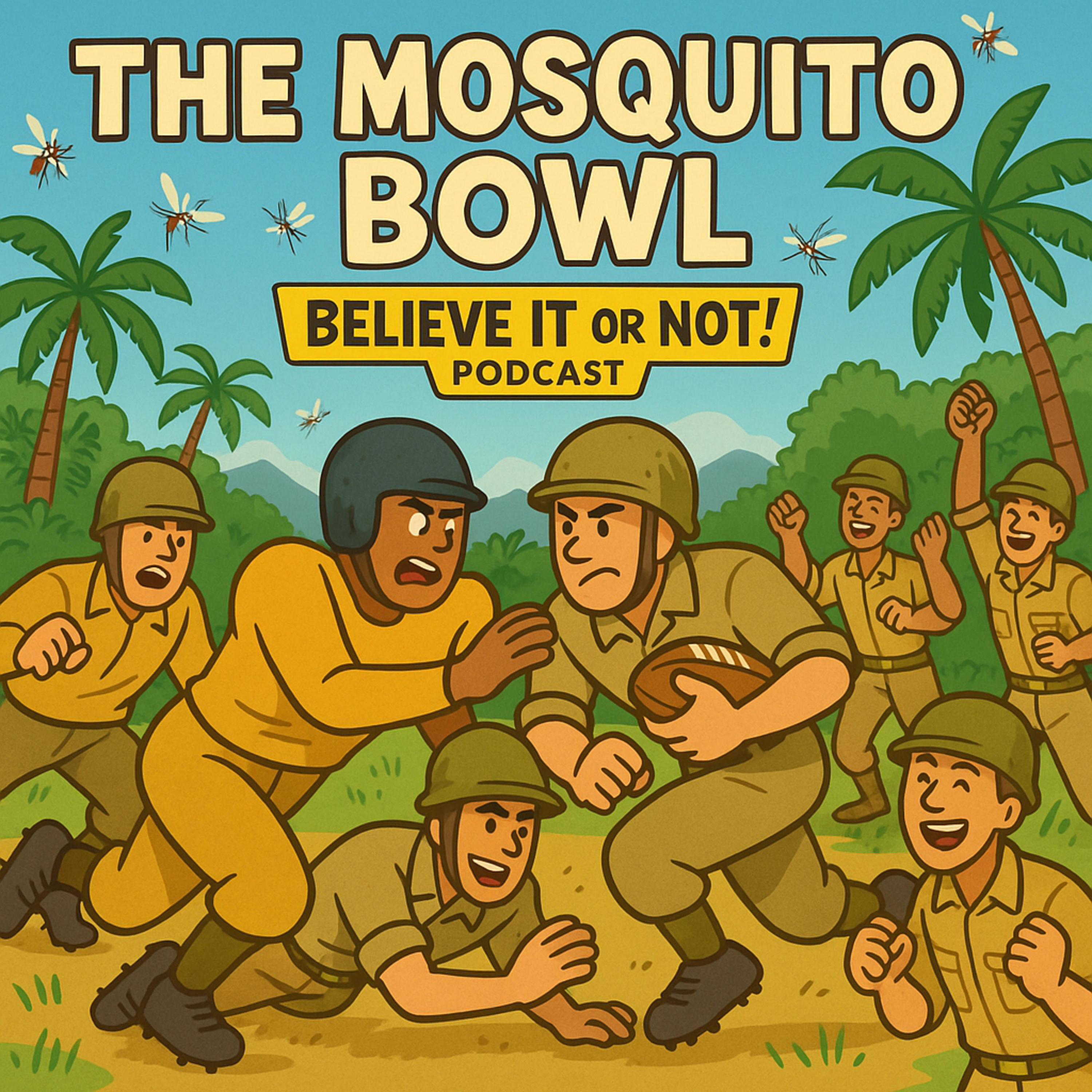 🏈 The Mosquito Bowl — The Strangest Football Game in WWII History!