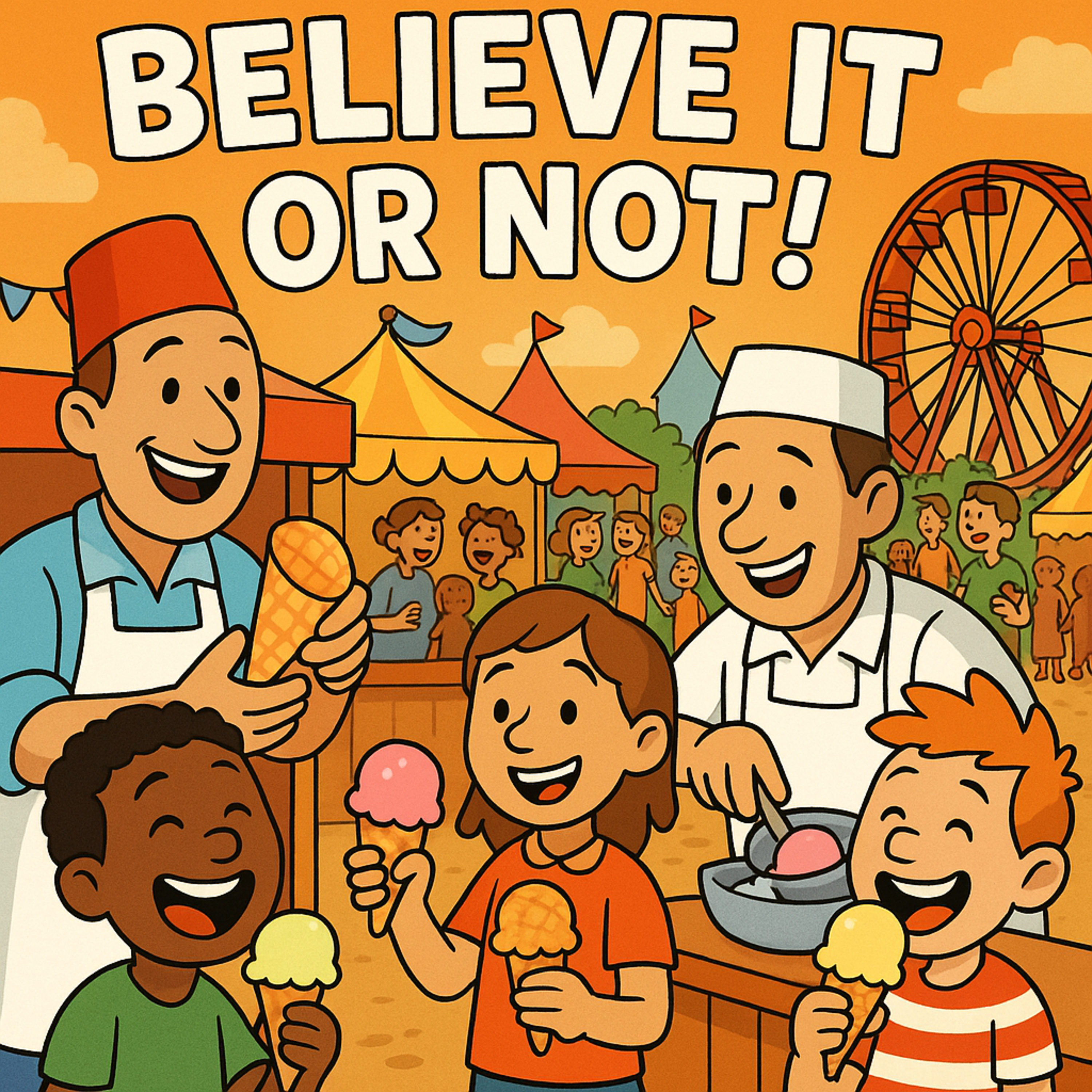 🍦 Imagine eating ice cream without a cone… messy, right? Believe it or not, the ice cream cone was invented by accident at the 1904 St. Louis World’s Fair!