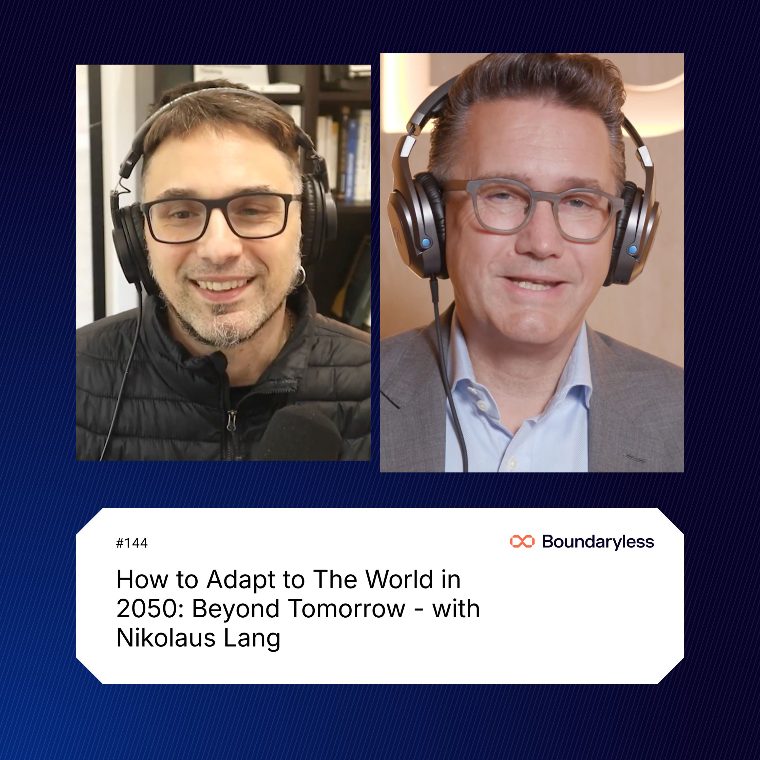 #144 - How to Adapt to The World in 2050: Beyond Tomorrow - with Nikolaus Lang episode artwork