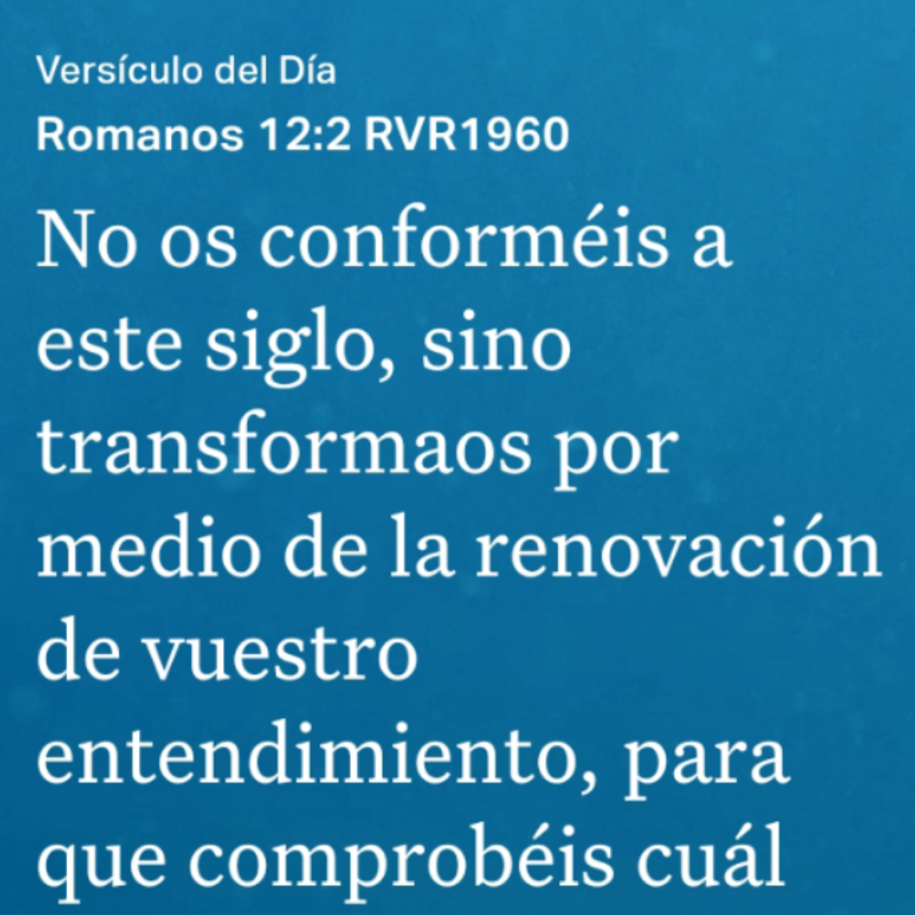 Un Versículo al Día y Algo Más