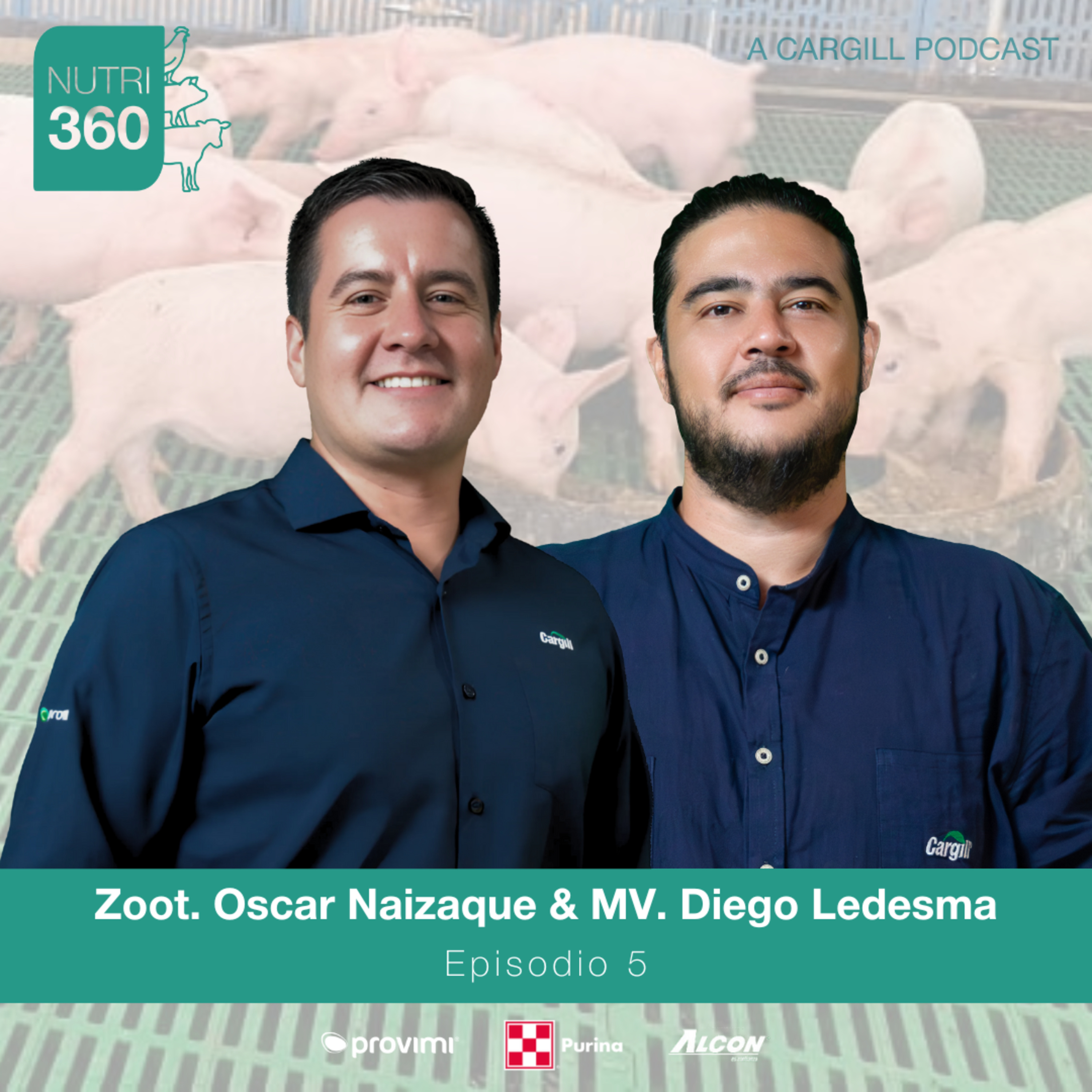 #5 - ¿Cómo combatir el estrés por calor en cerdos? - Diego Ledesma y Oscar Naizaque episode artwork
