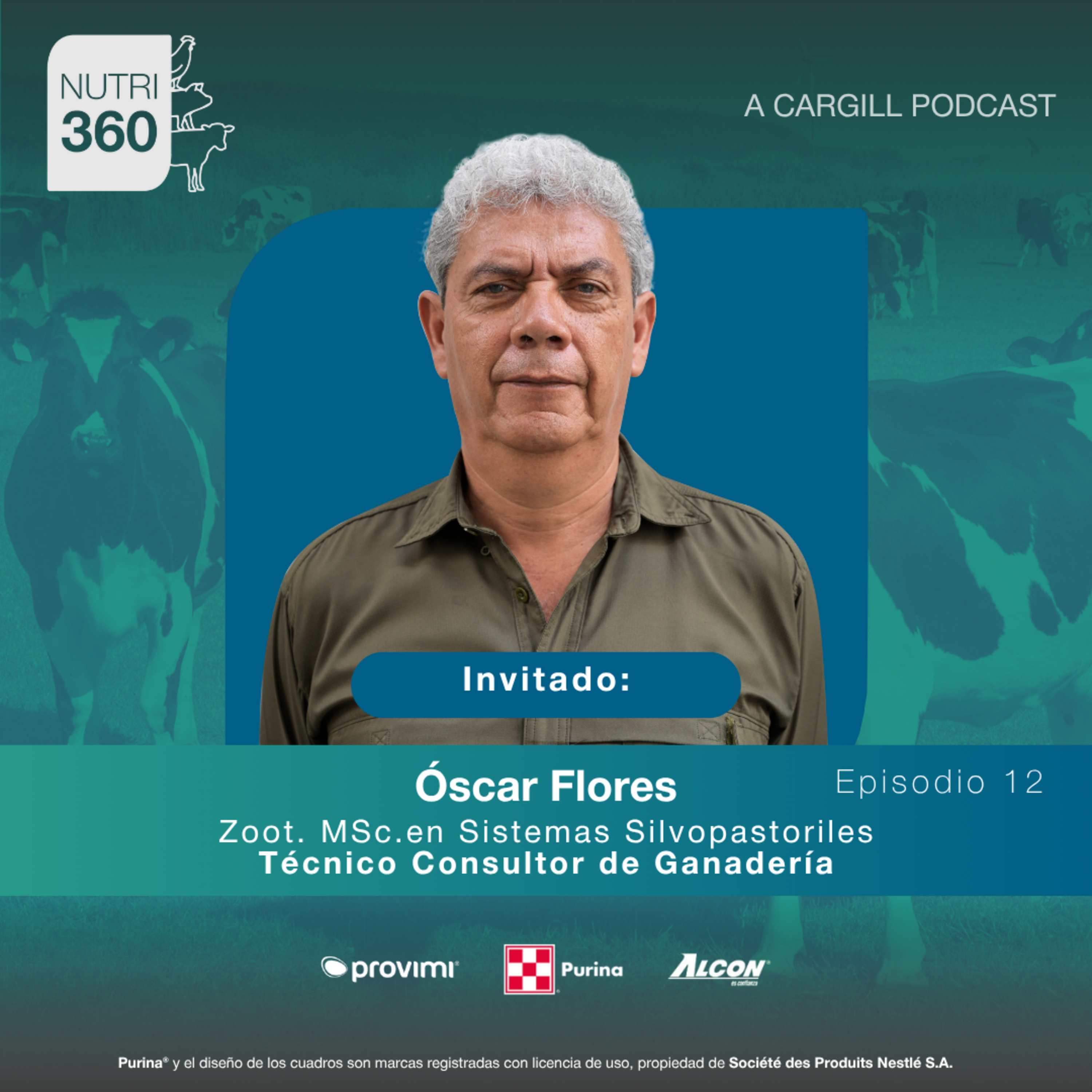 #12 - Nutrición para leche de calidad y alta producción - Zoot. Óscar Flores episode artwork