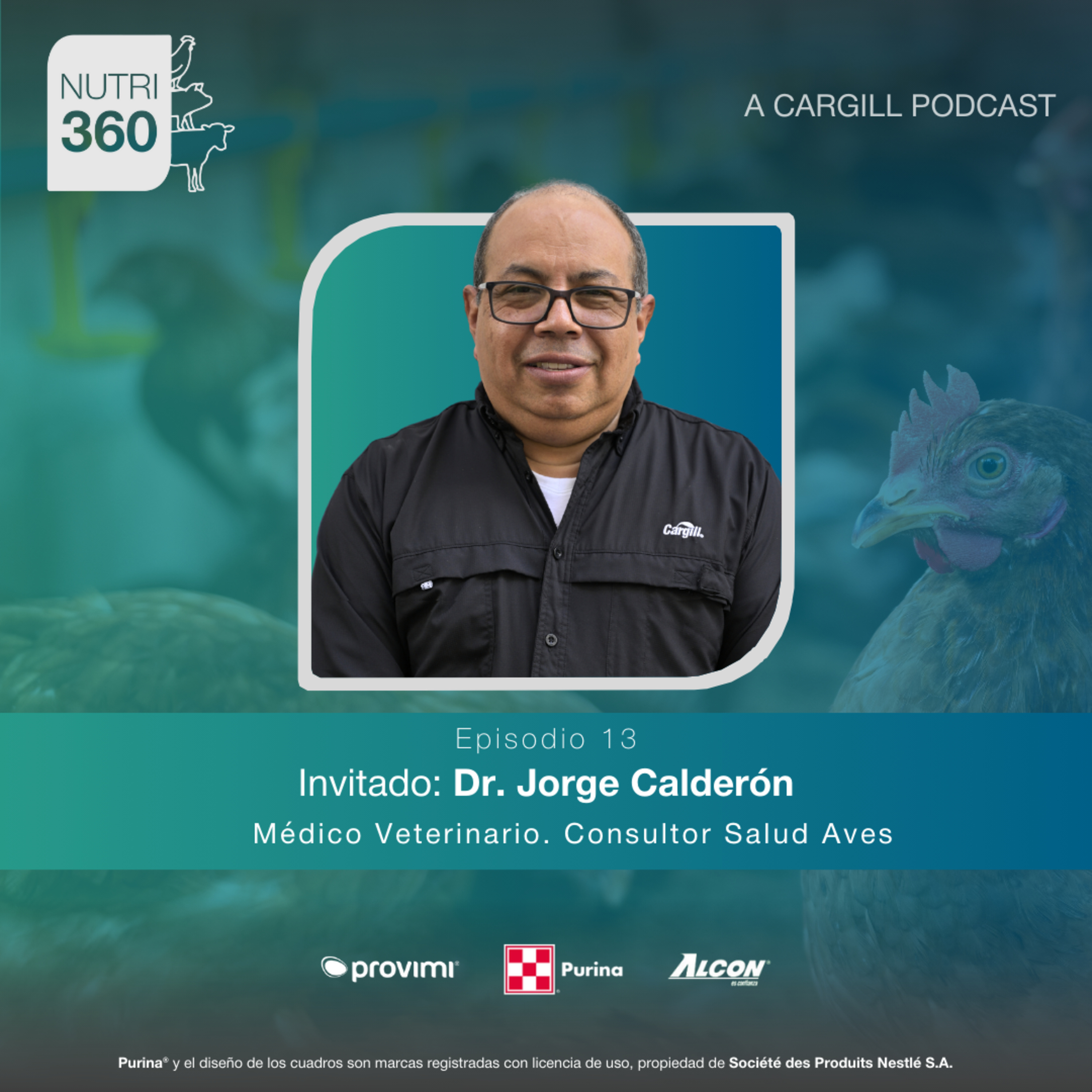 #13 - Avicultura en climas tropicales: Manejo del estrés por calor - Dr. Jorge Calderón episode artwork