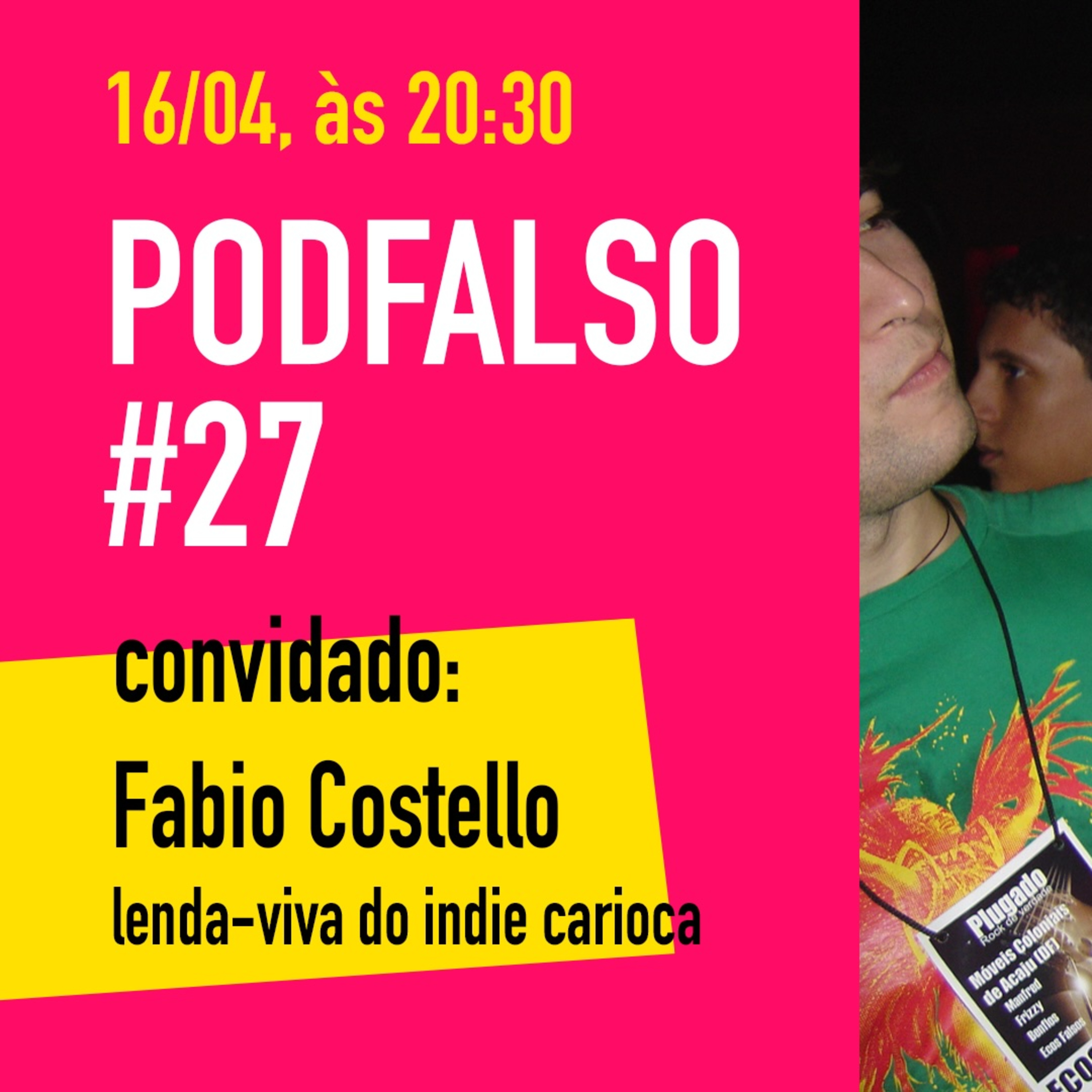PodFalso nº 27 - a lenda da Linha Vermelha, mix de "Amigo", Shoebody Bop (c/ Fabio Costello) episode artwork