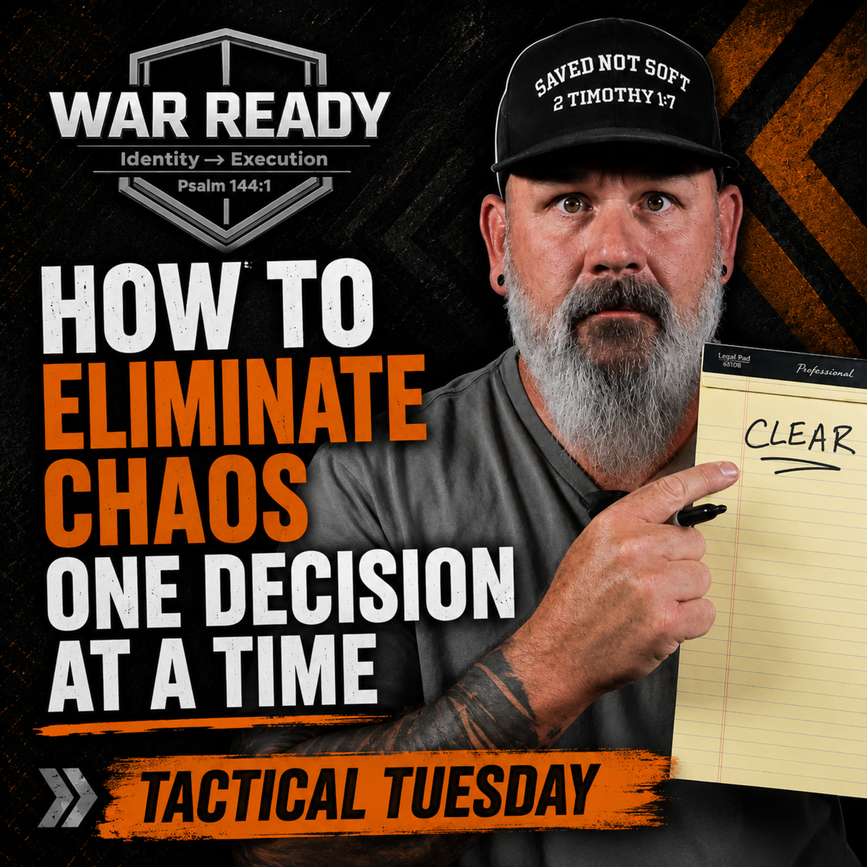 HOW TO ELIMINATE CHAOS ONE DECISION AT A TIME | TACTICAL TUESDAY episode artwork