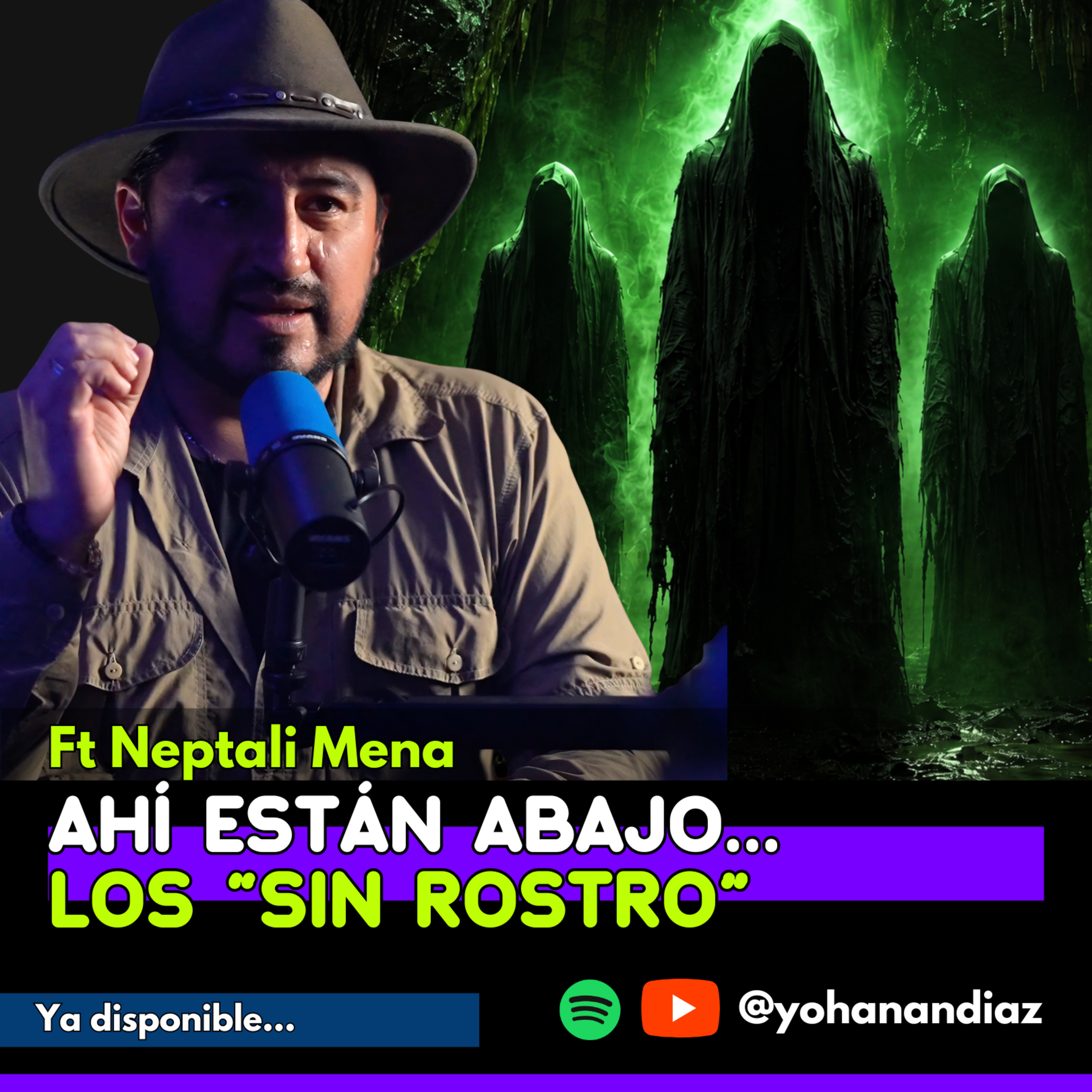 ESTÁN AHÍ ABAJO! Tres SERES SIN ROSTRO, muy altos y con TÚNICAS NEGRAS aparecieron en la CUEVA TAYOS