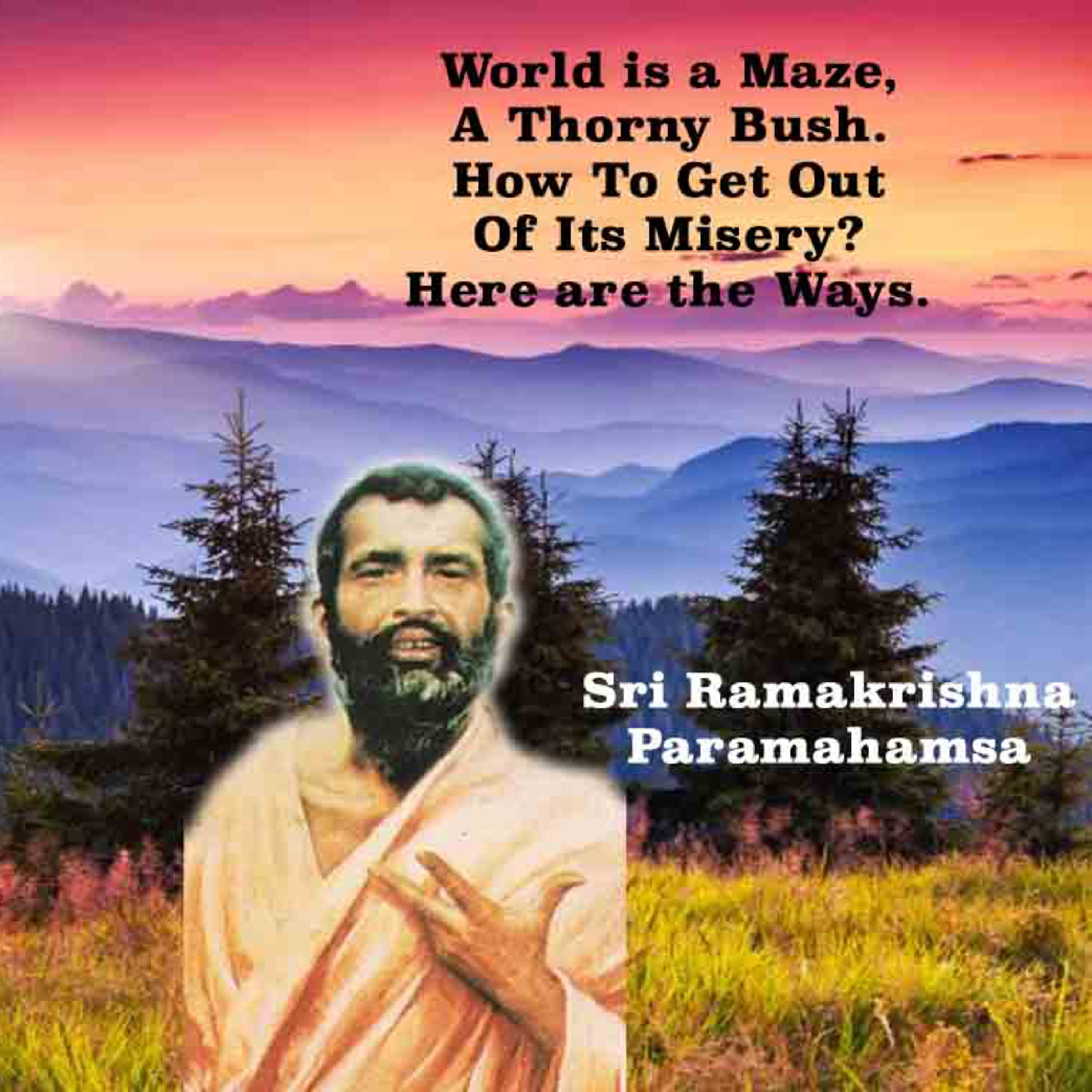 Ramakrishna ~ The World Is A Maze, A Thorny Bush. How To Get Out Of Its Misery? Here Are The Ways. episode artwork