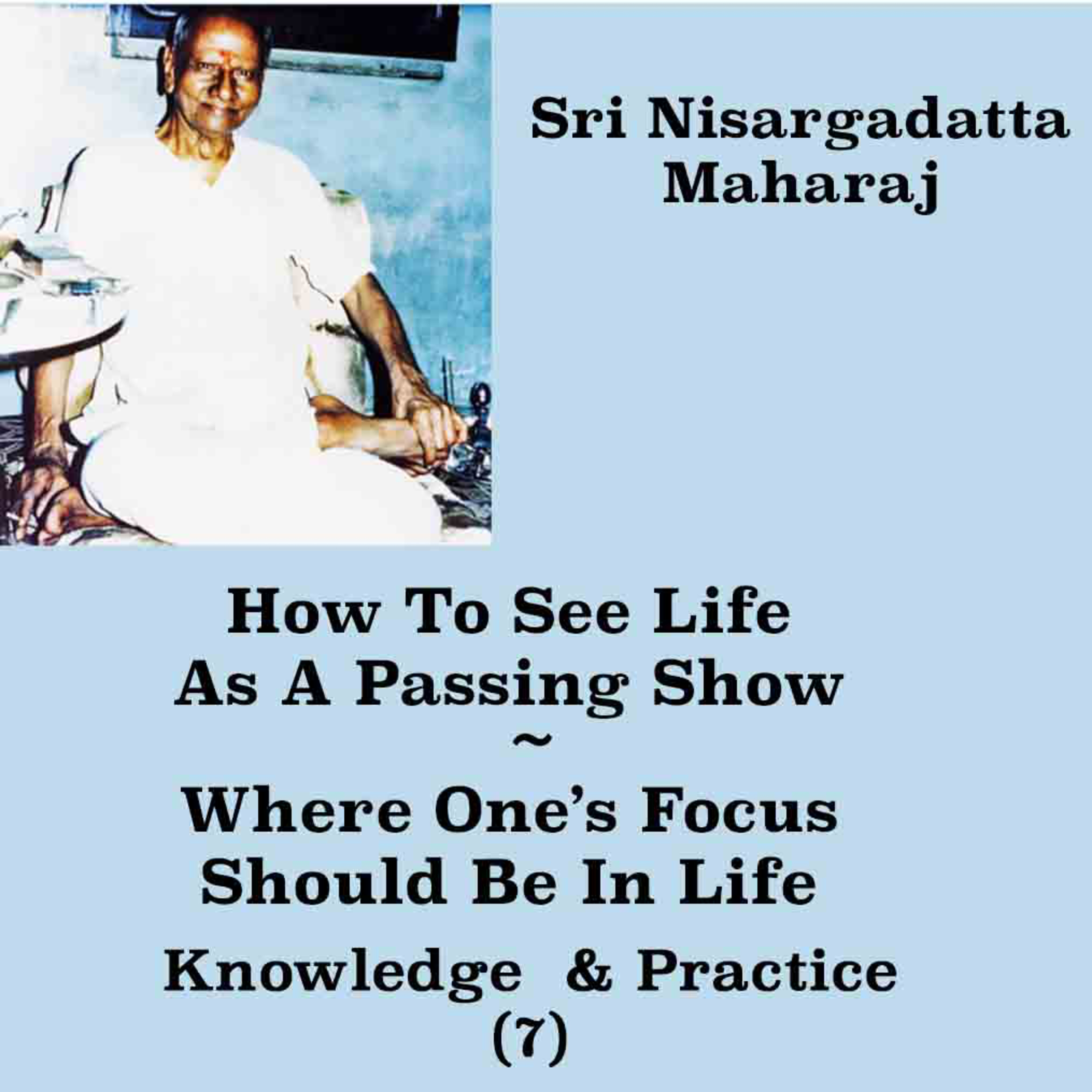 Nisargadatta Maharaj Guided Practice (7) ~How To See Life As A Passing Show~ Where Should Focus Be episode artwork