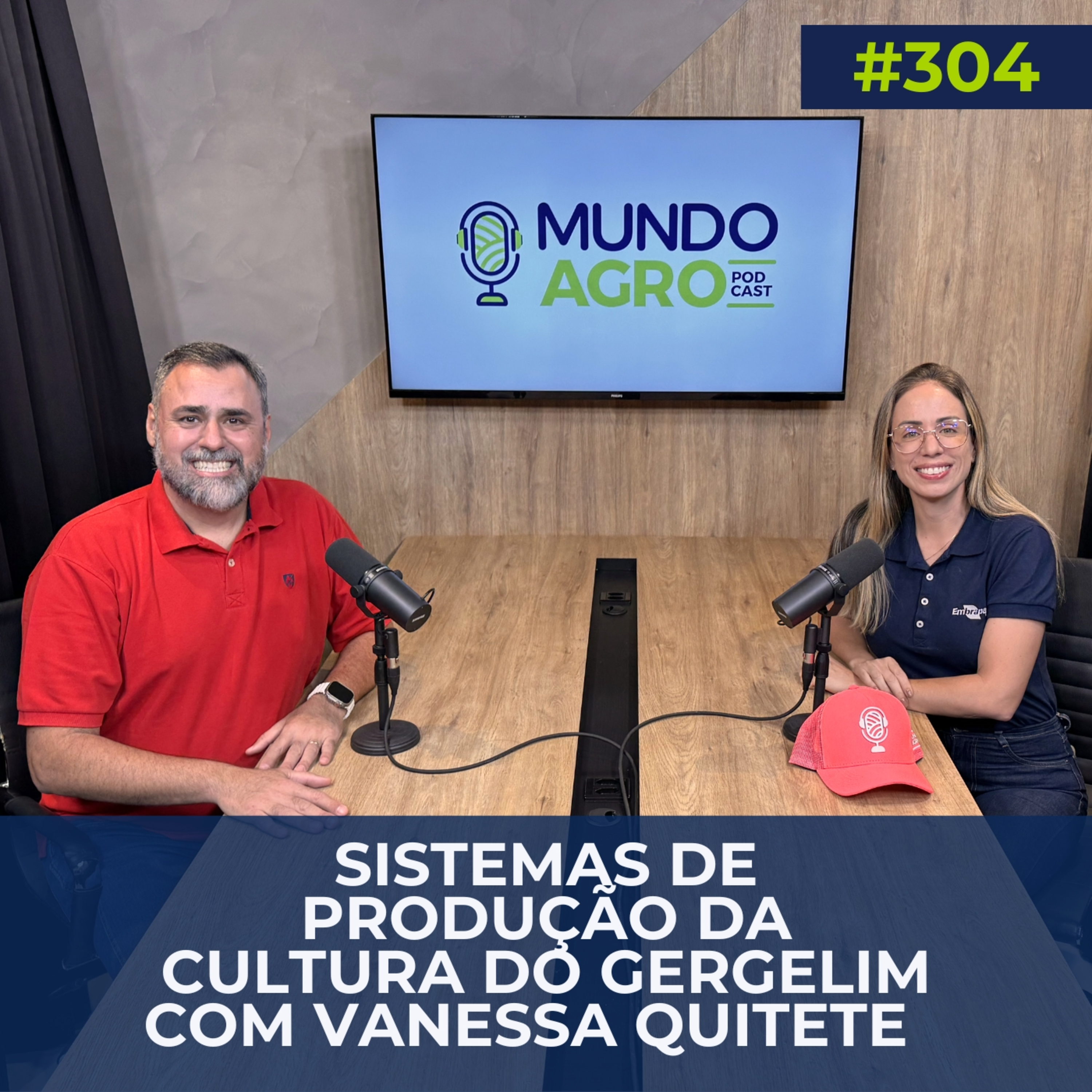 #EP304 MAP Sistemas de produção da cultura do gergelim com Vanessa Quitete episode artwork