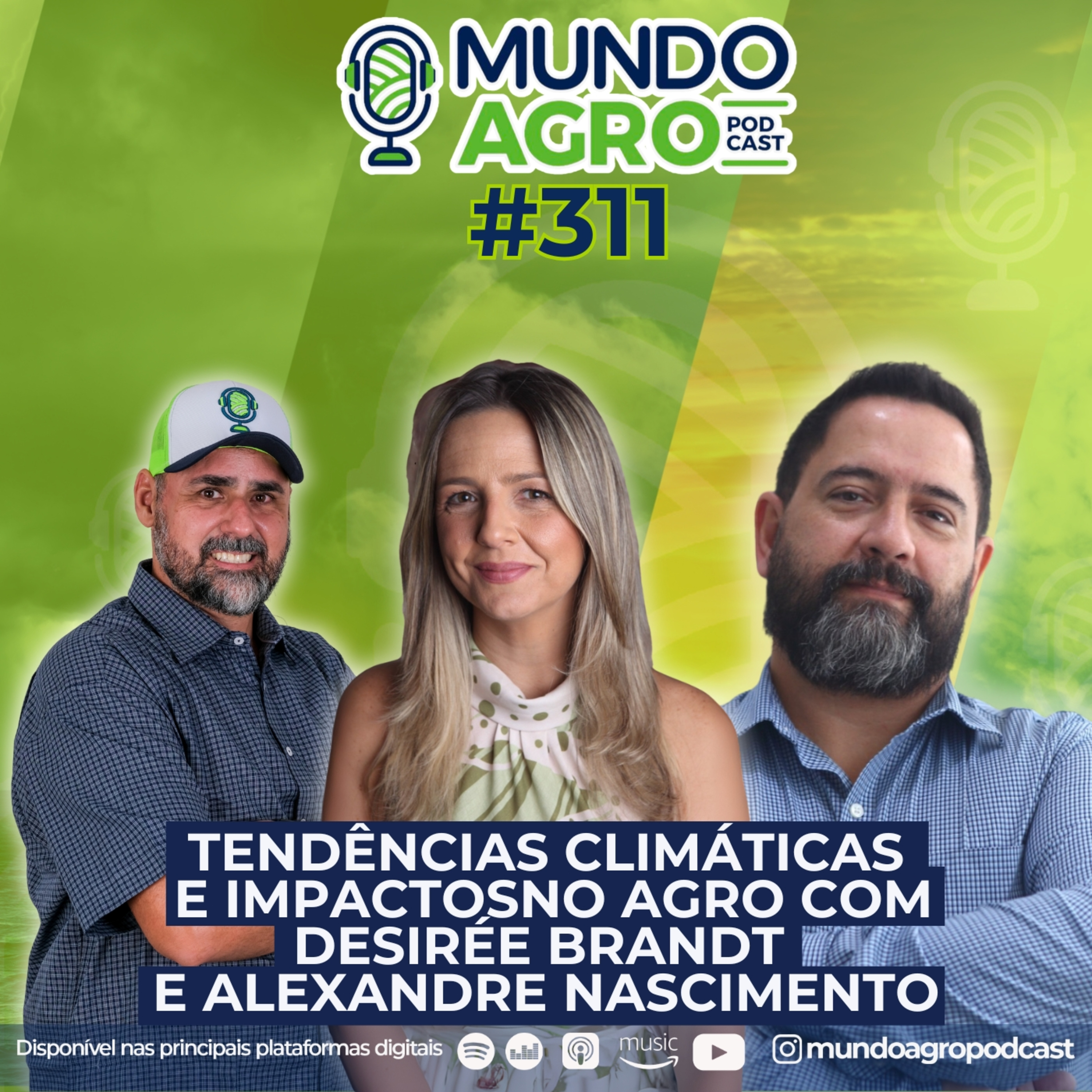 #EP311 MAP Tendências Climáticas e Impactos no Agro com Desirée Brandt e Alexandre Nascimento episode artwork
