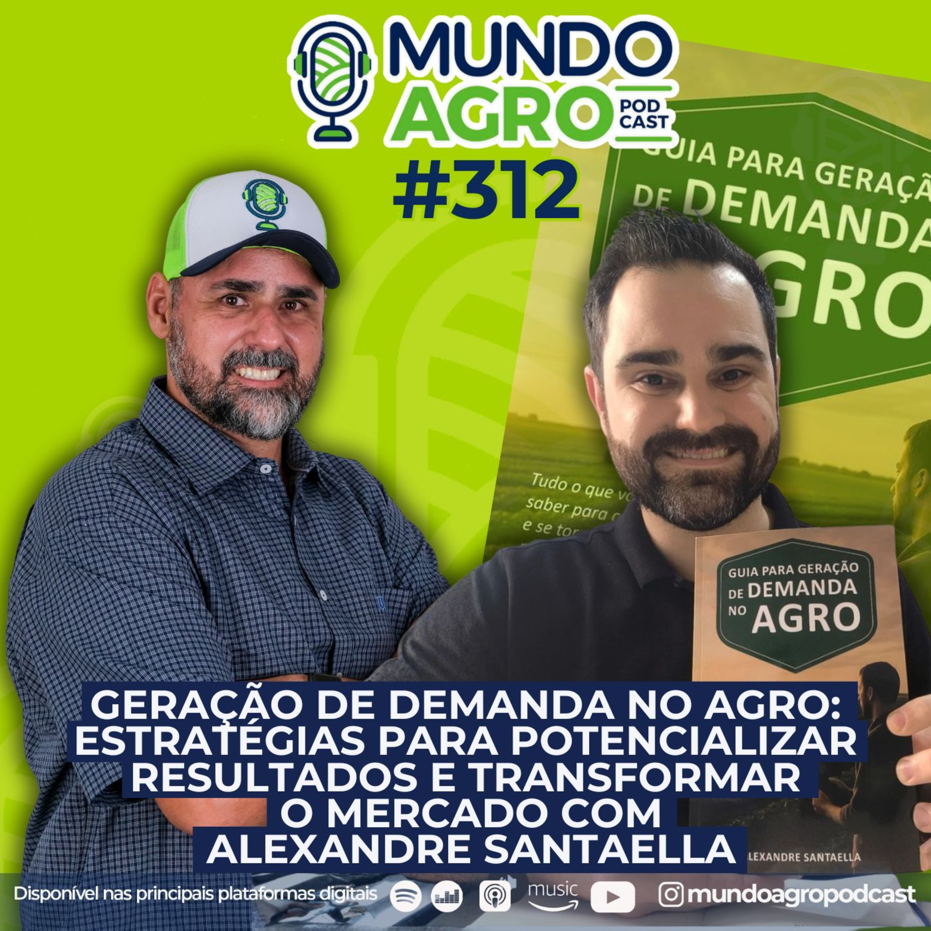 EP312 MAP Geração de Demanda no Agro: estratégias para potencializar resultados e transformar o mercado com Alexandre Santaella episode artwork
