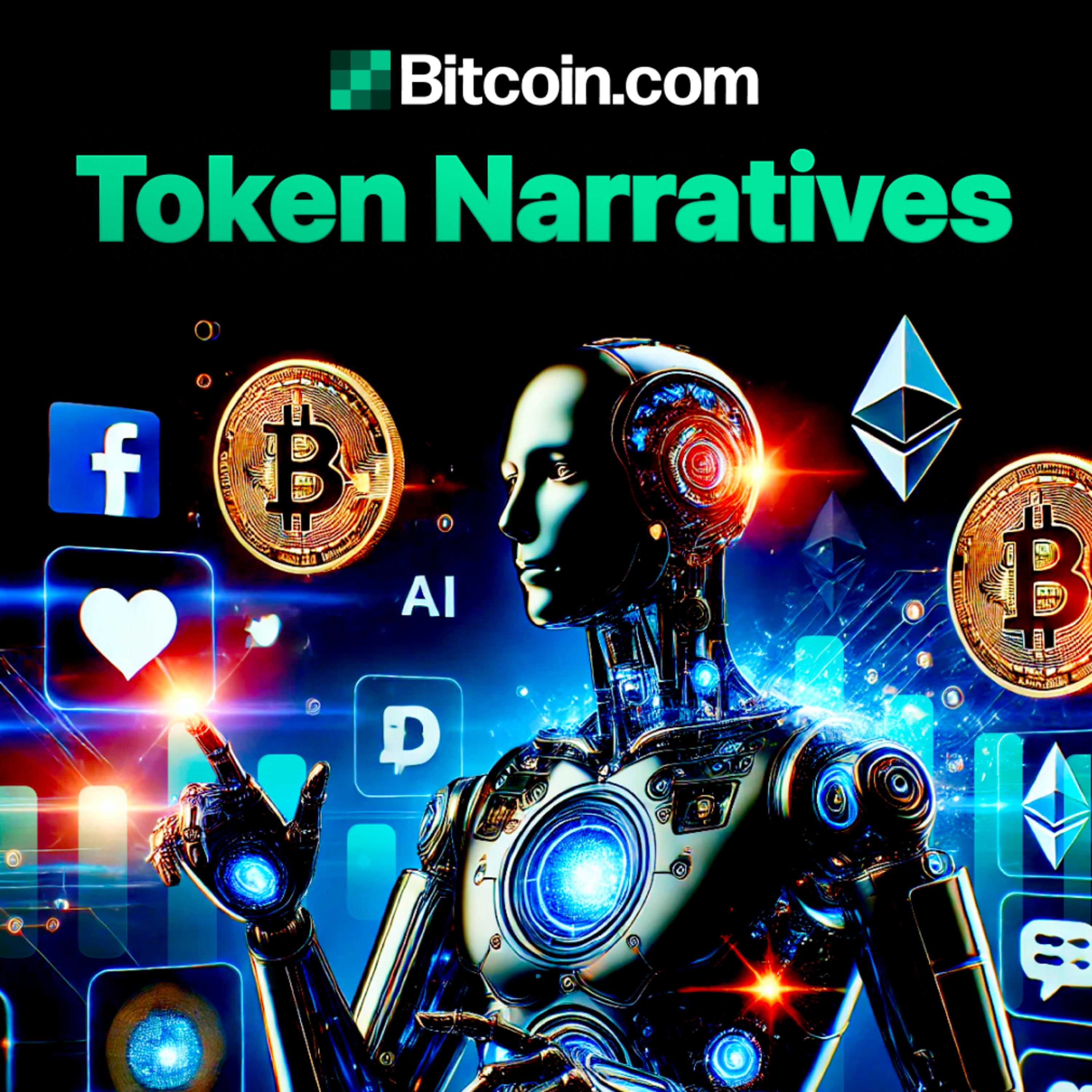 AI Agents in Crypto and Social Media, Market Volatility, Trump Dump: Token Narratives Ep. 24 episode artwork