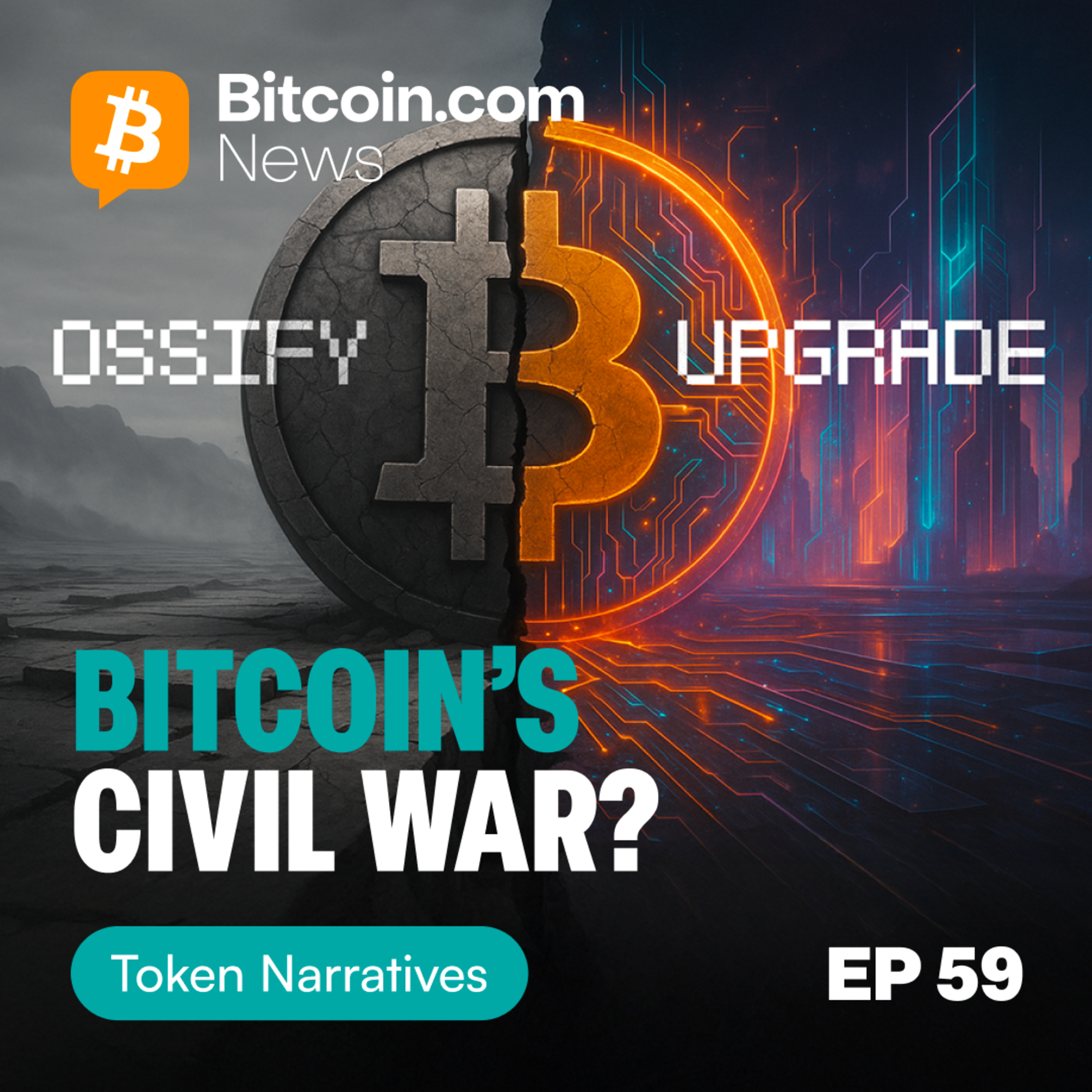 Bitcoin’s Civil War, Death of the Fat Protocol Thesis, Tokenized Stocks | Token Narratives Ep. 59 episode artwork